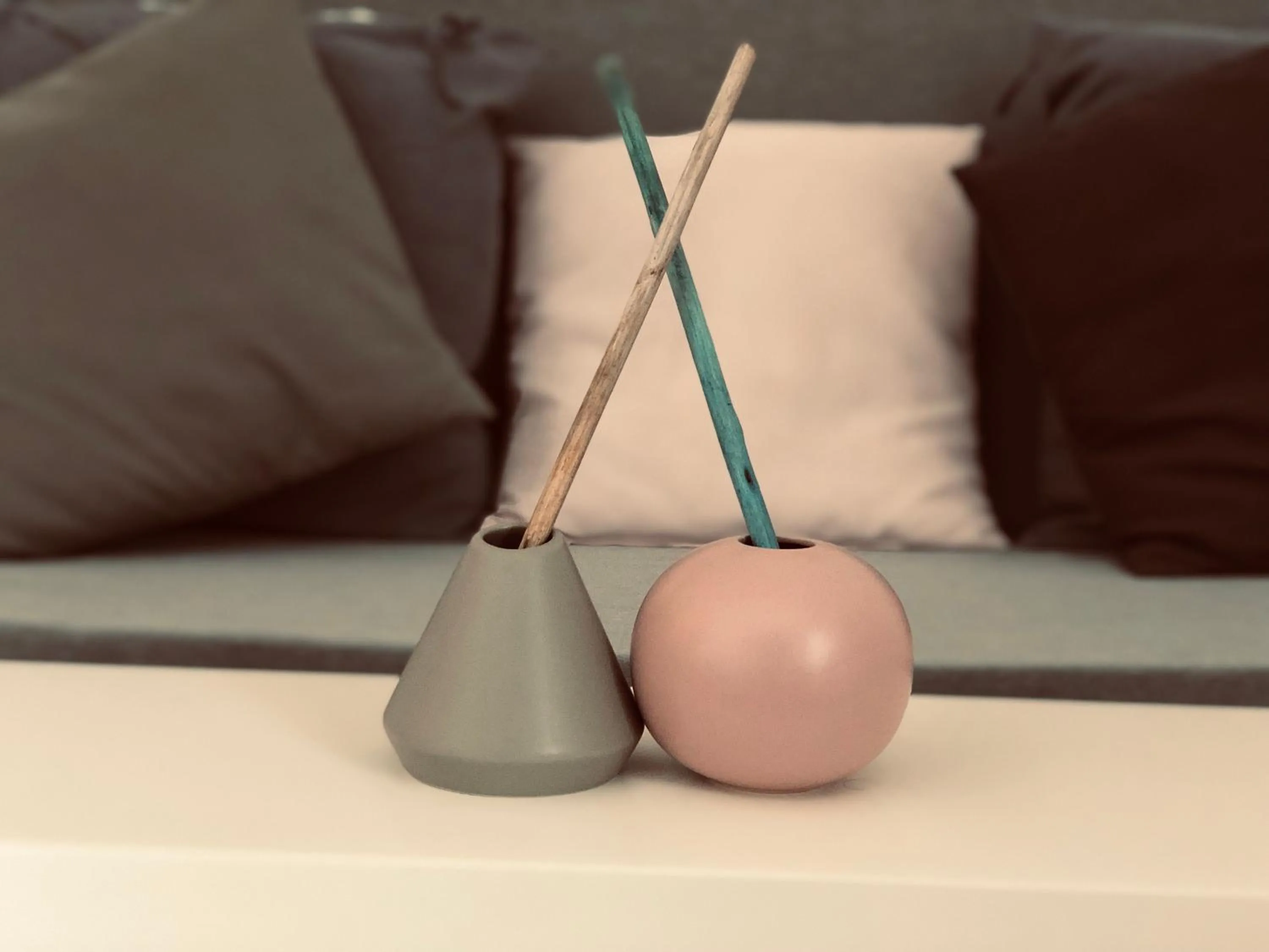 Decorative detail in Civico Vesuvio B&B