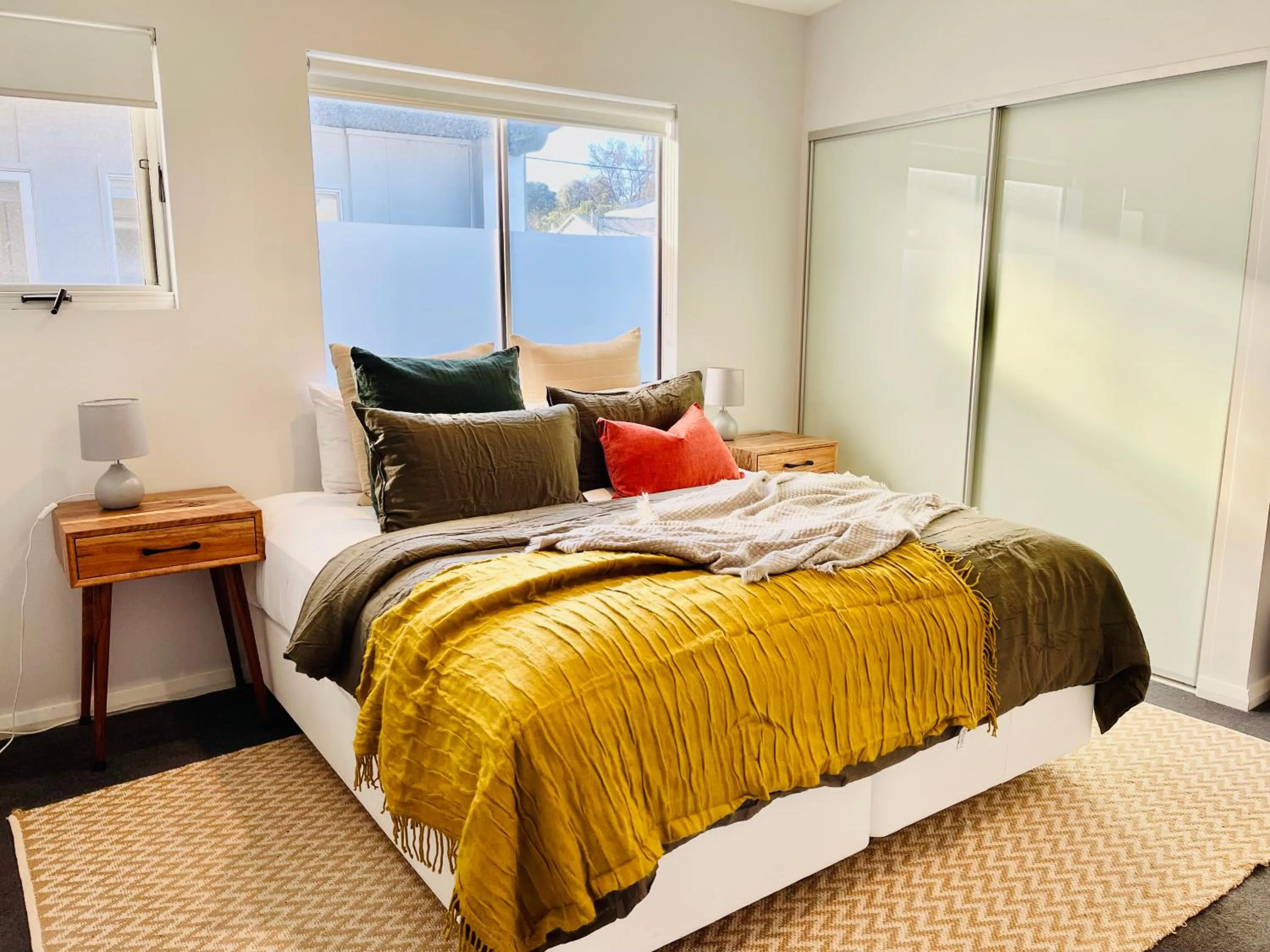 Bed in Vintages Accommodation