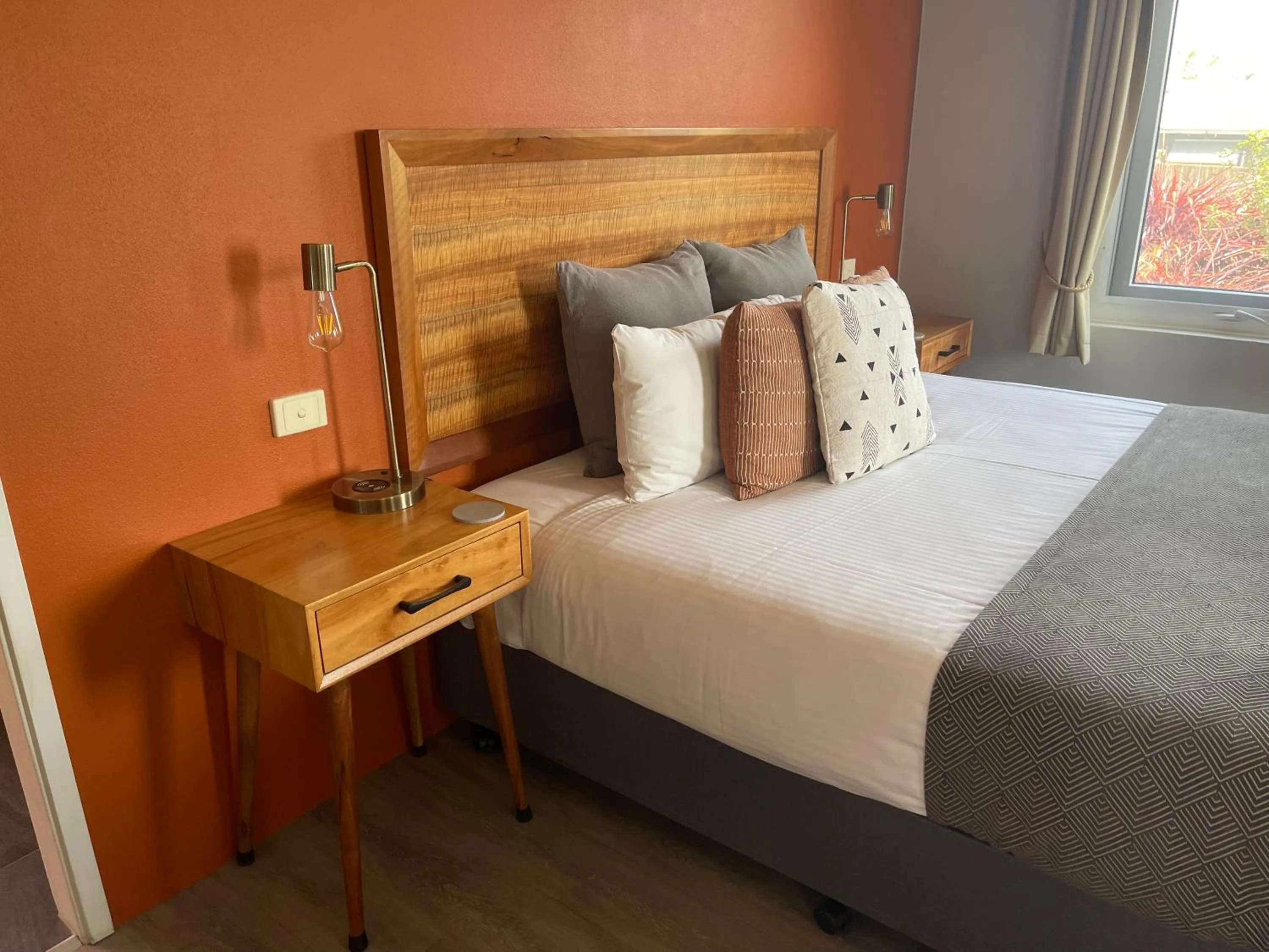 Bed in Vintages Accommodation