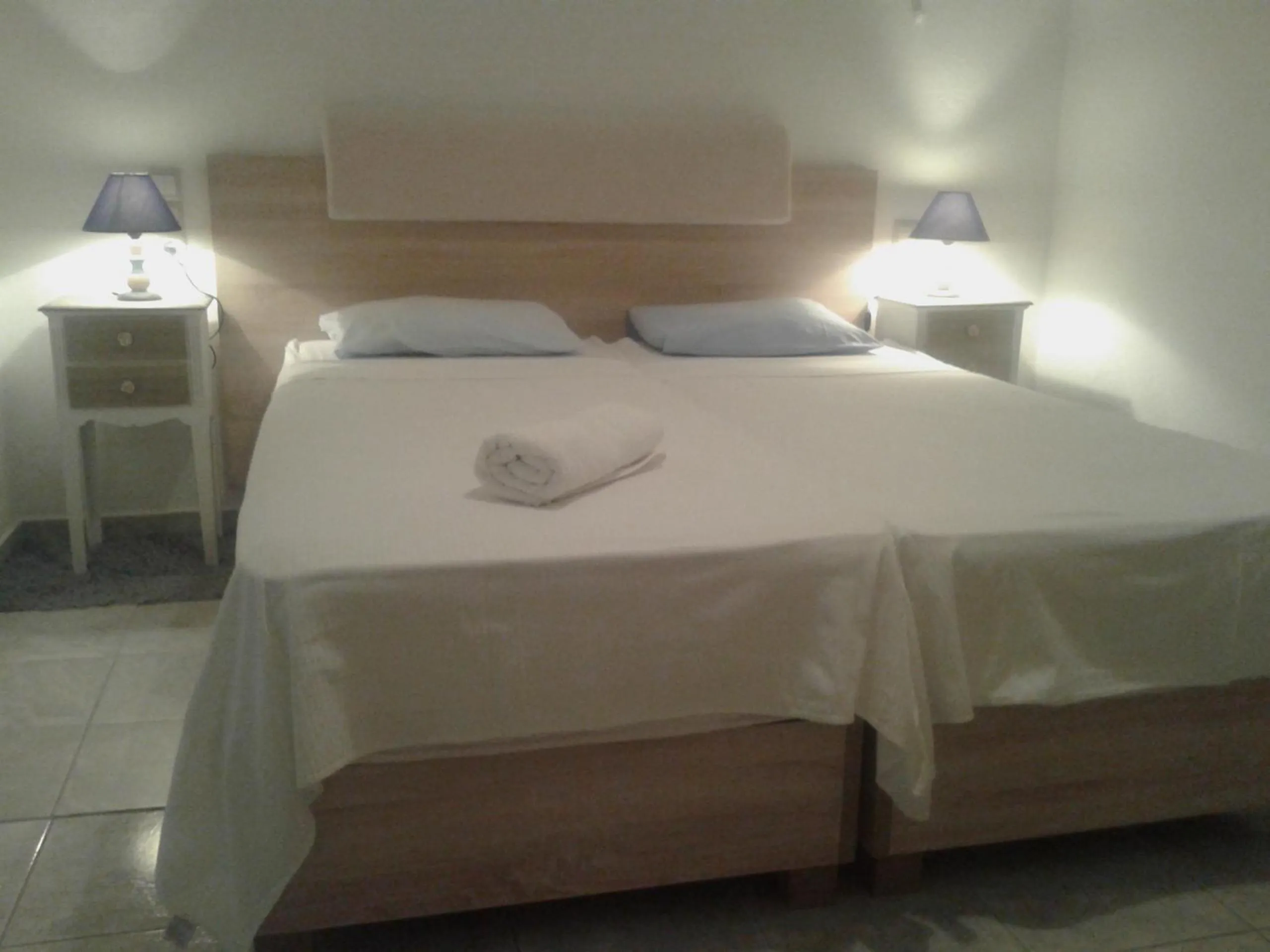 Bed in Hotel Petras Beach