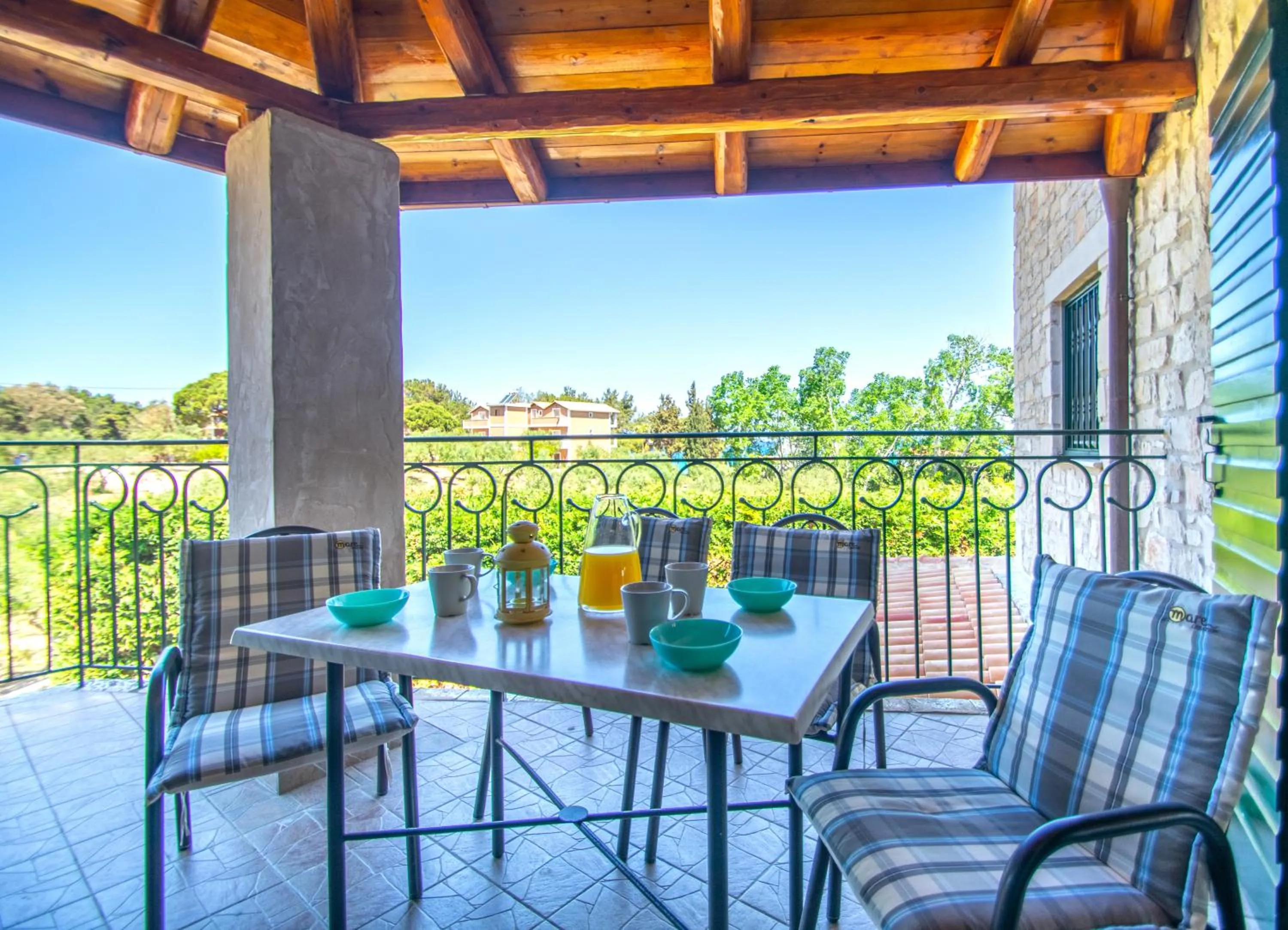 Balcony/Terrace in Ammos Zante Villas