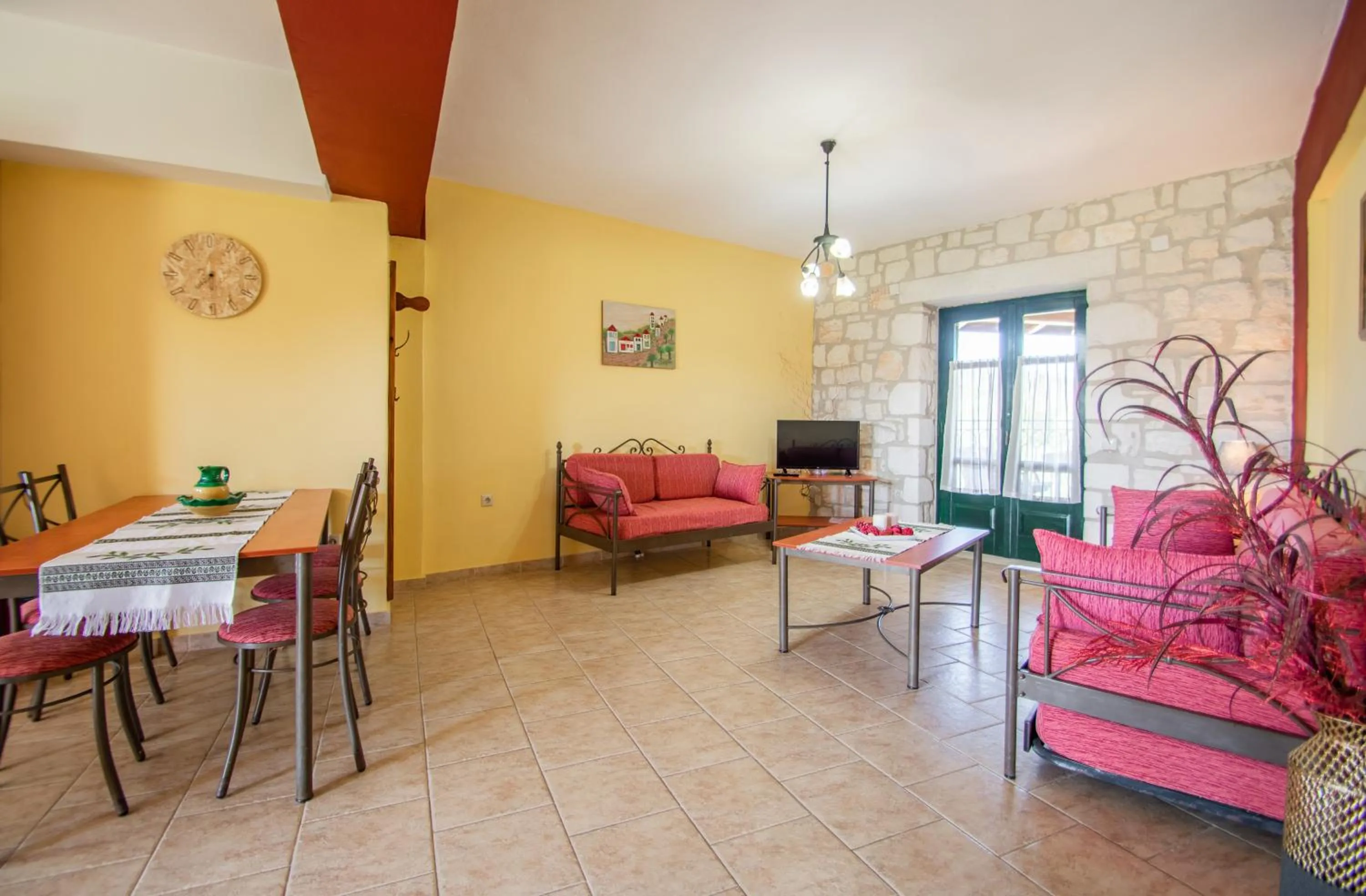 Seating area in Ammos Zante Villas