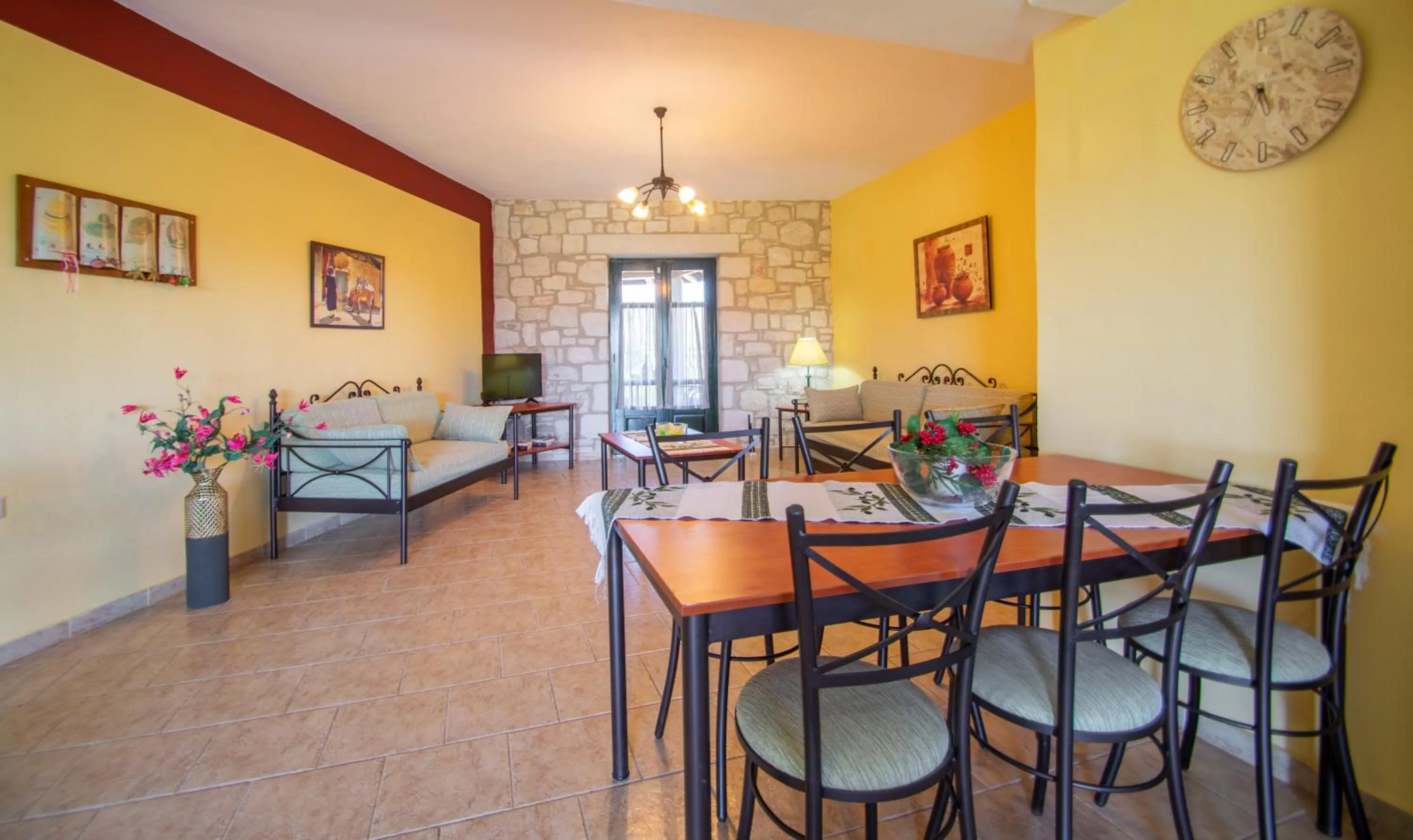 Dining area in Ammos Zante Villas