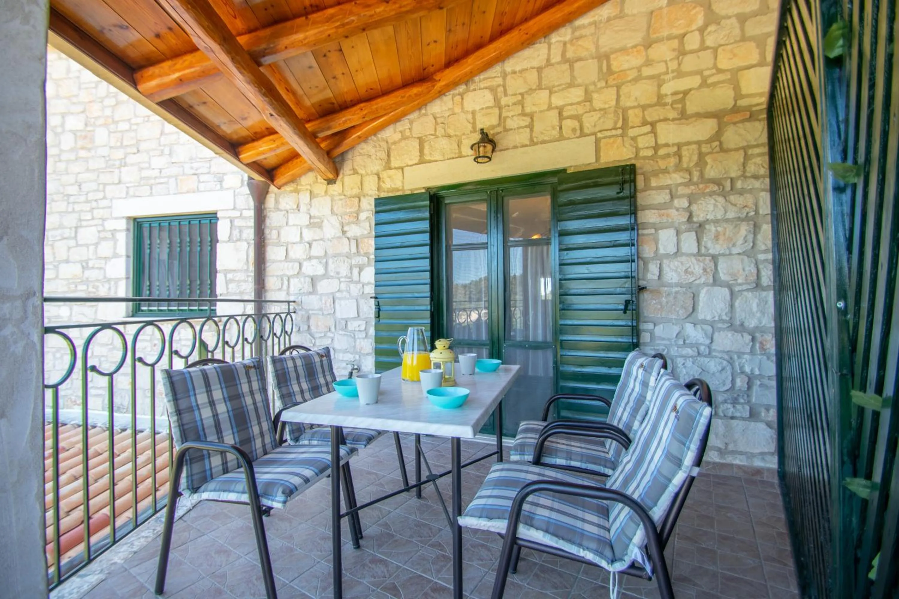 Balcony/Terrace in Ammos Zante Villas
