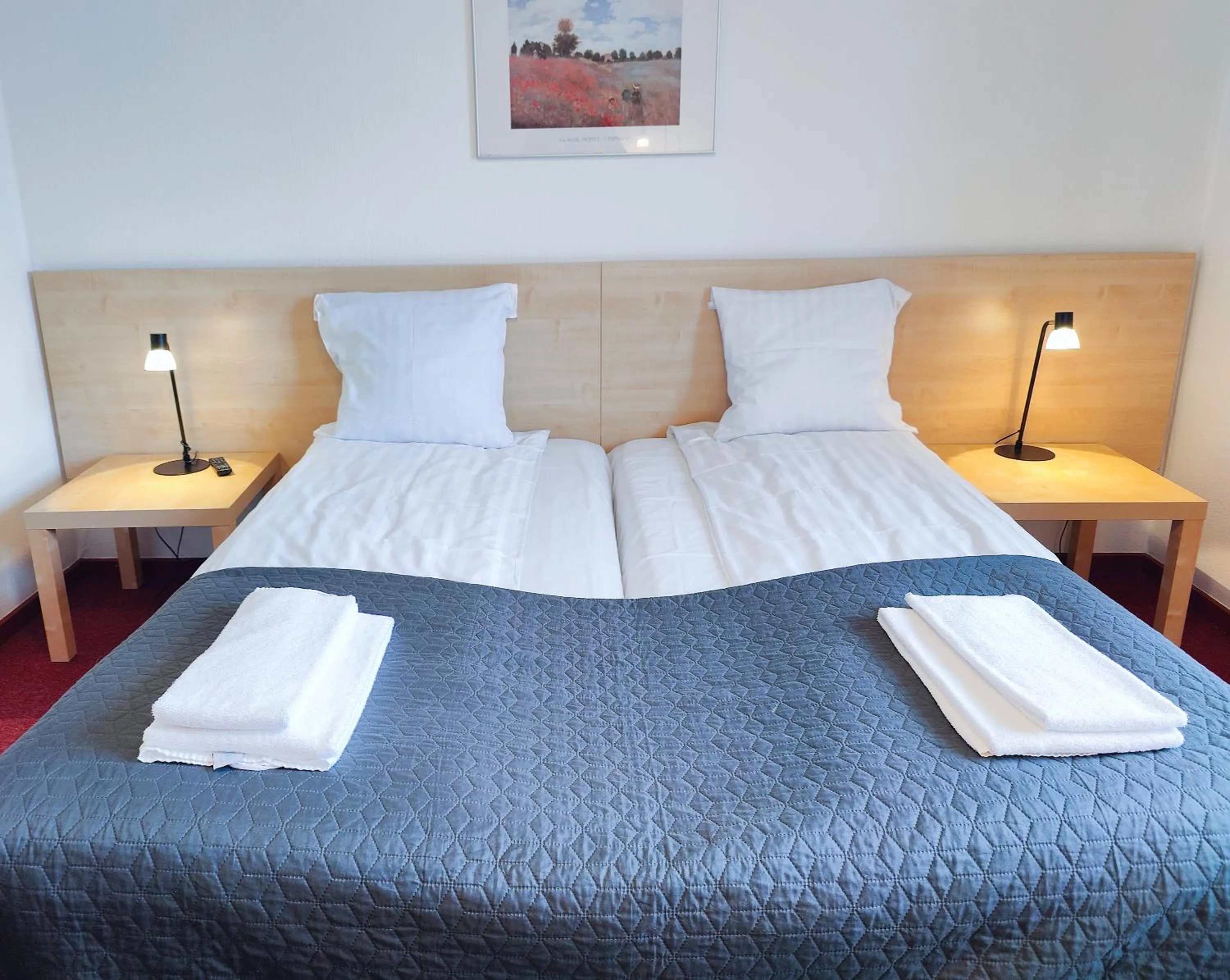 Bed in Rønnes Hotel