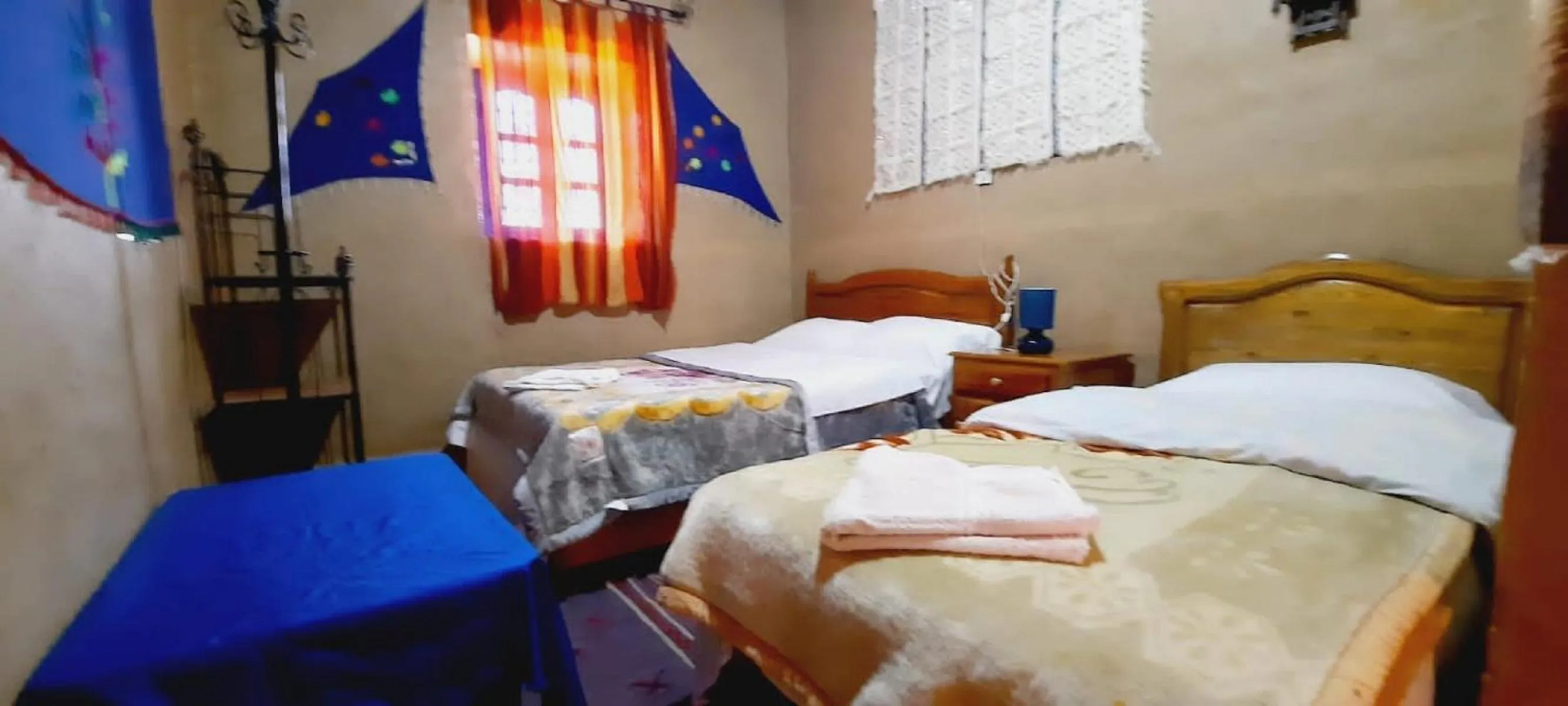 Bed in Hôtel Riad Tadarte Familier