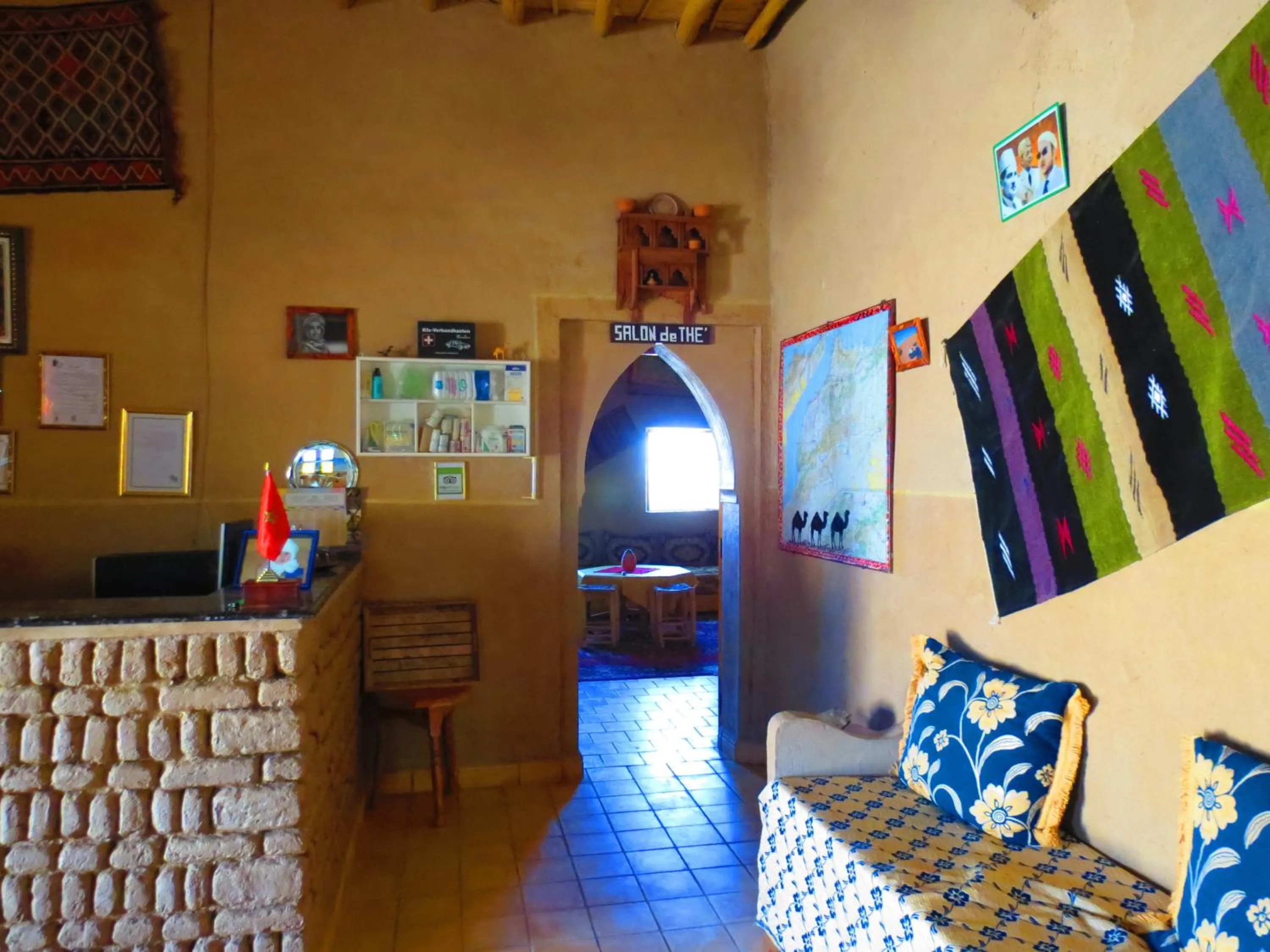 Living room in Hôtel Riad Tadarte Familier