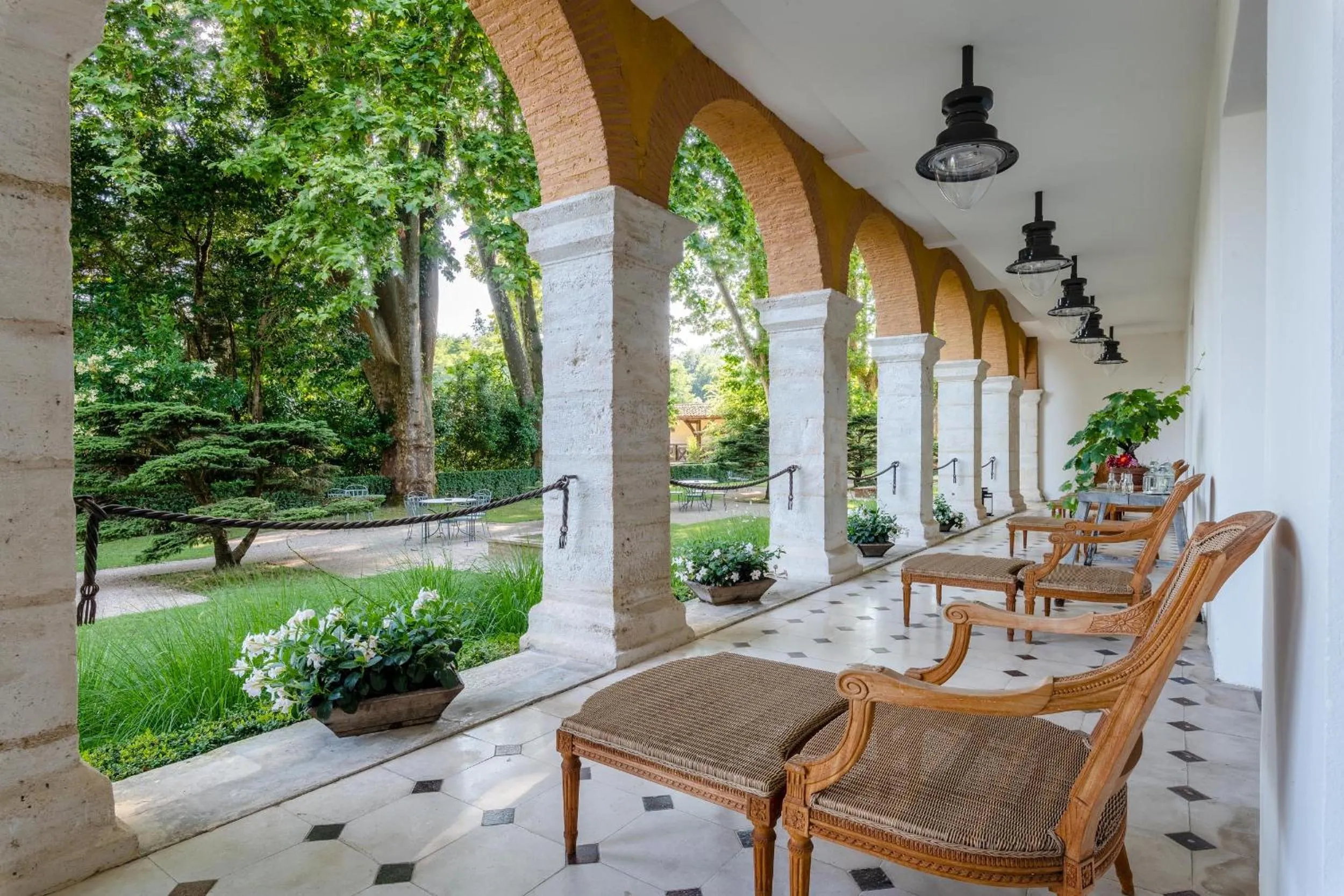 Patio in La Bastide en Gascogne