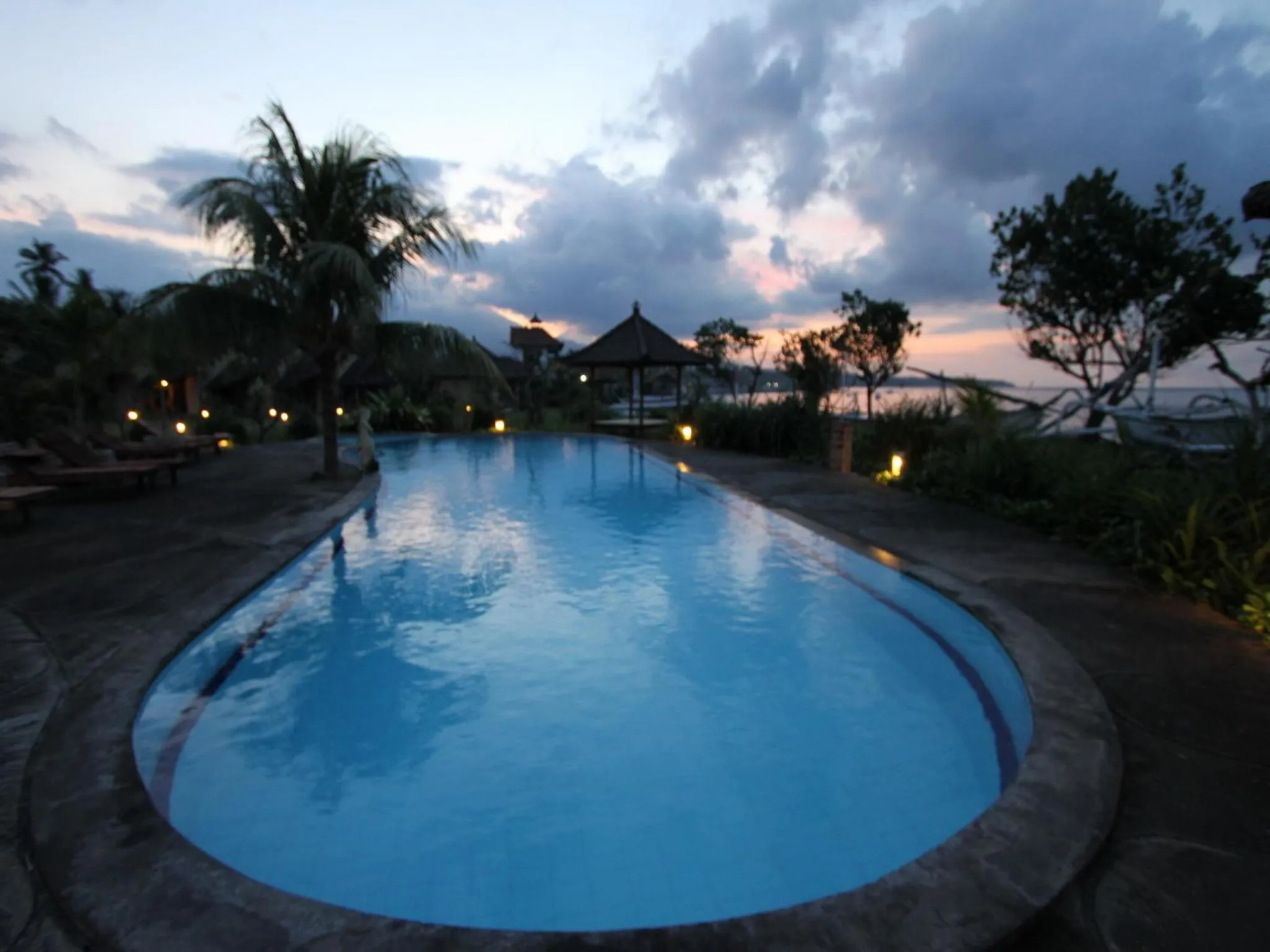 Garden view in Hotel Uyah Amed Spa Resort