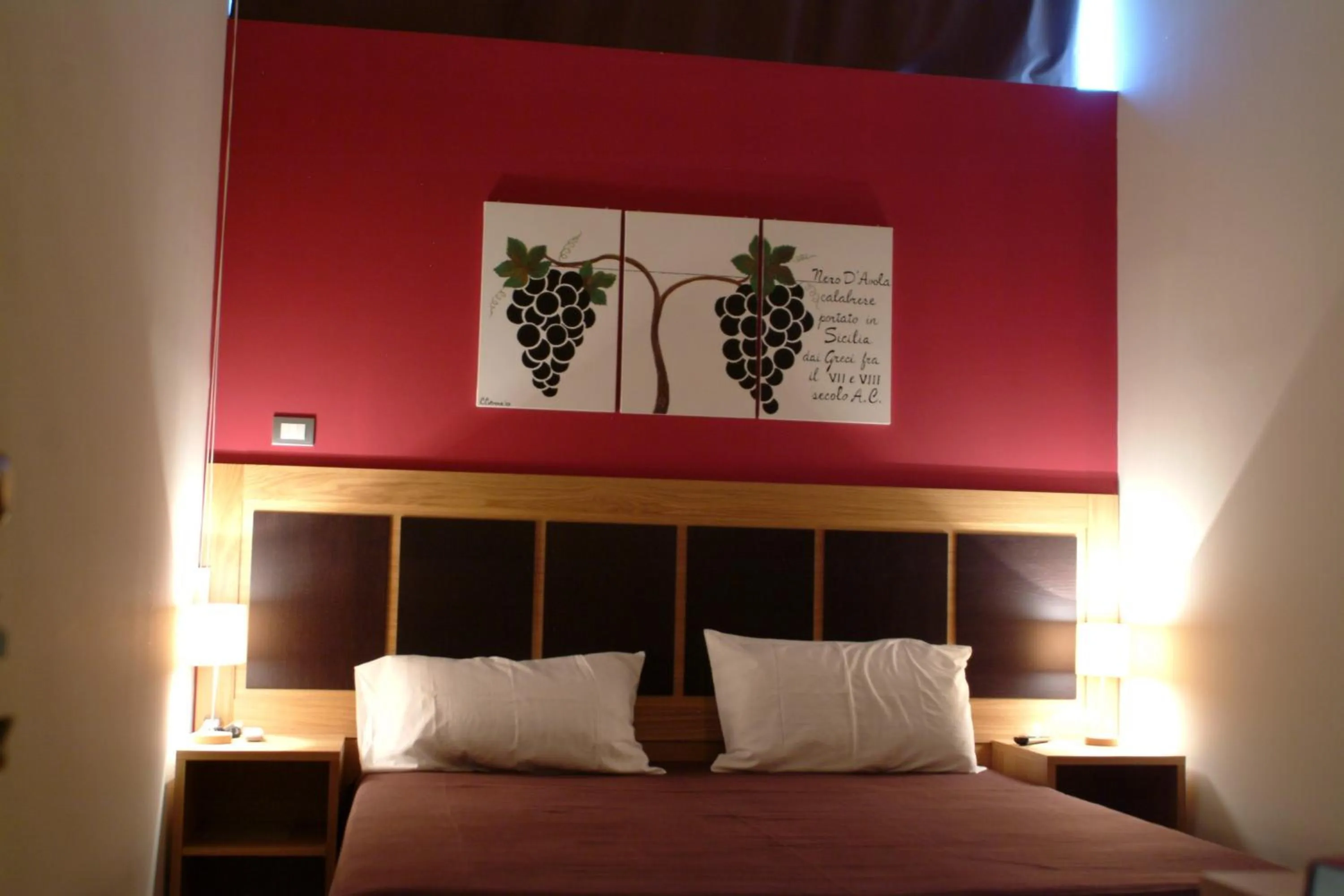 Decorative detail, Bed in Terre Iblee Resort