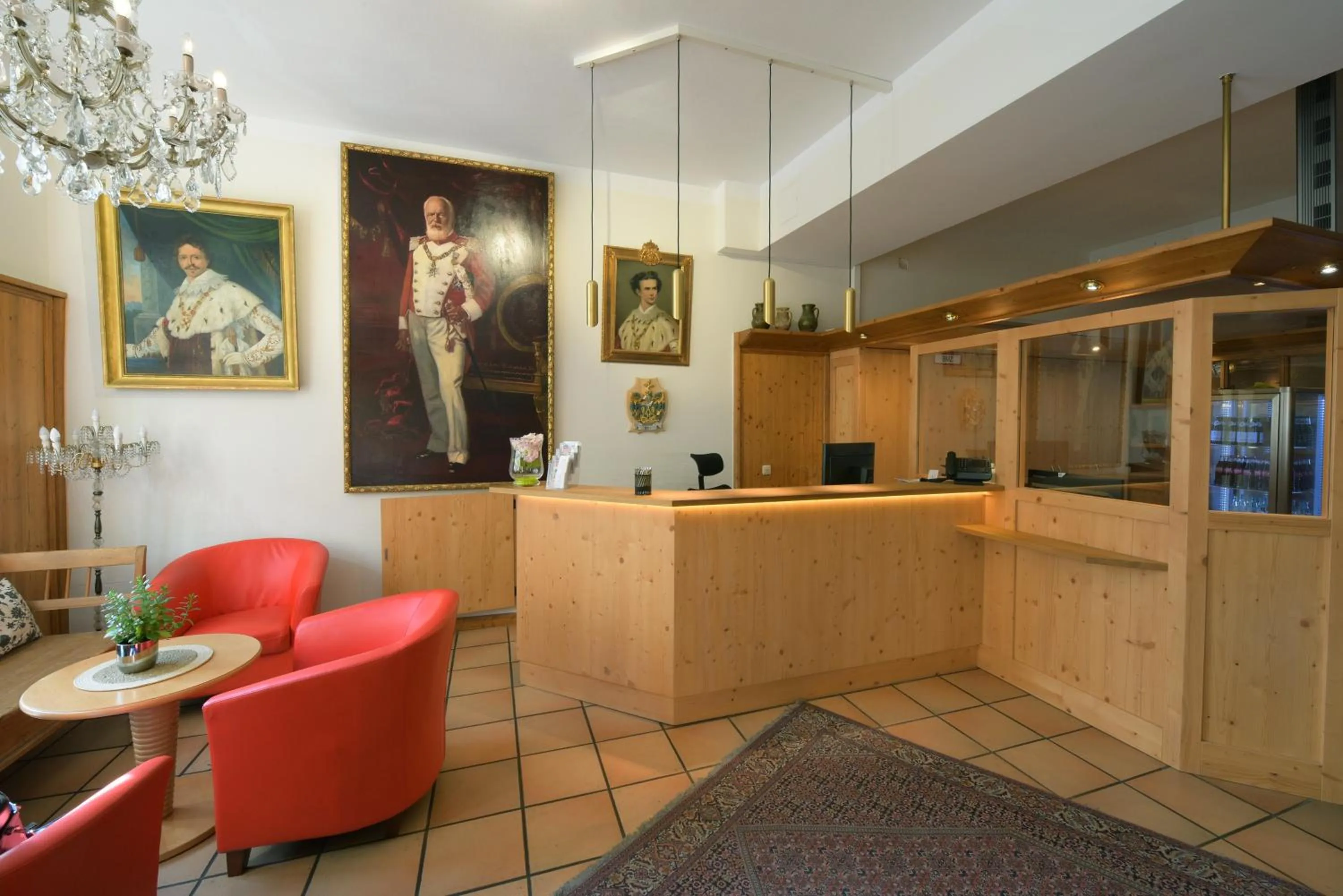 Lobby or reception in Hotel Eder