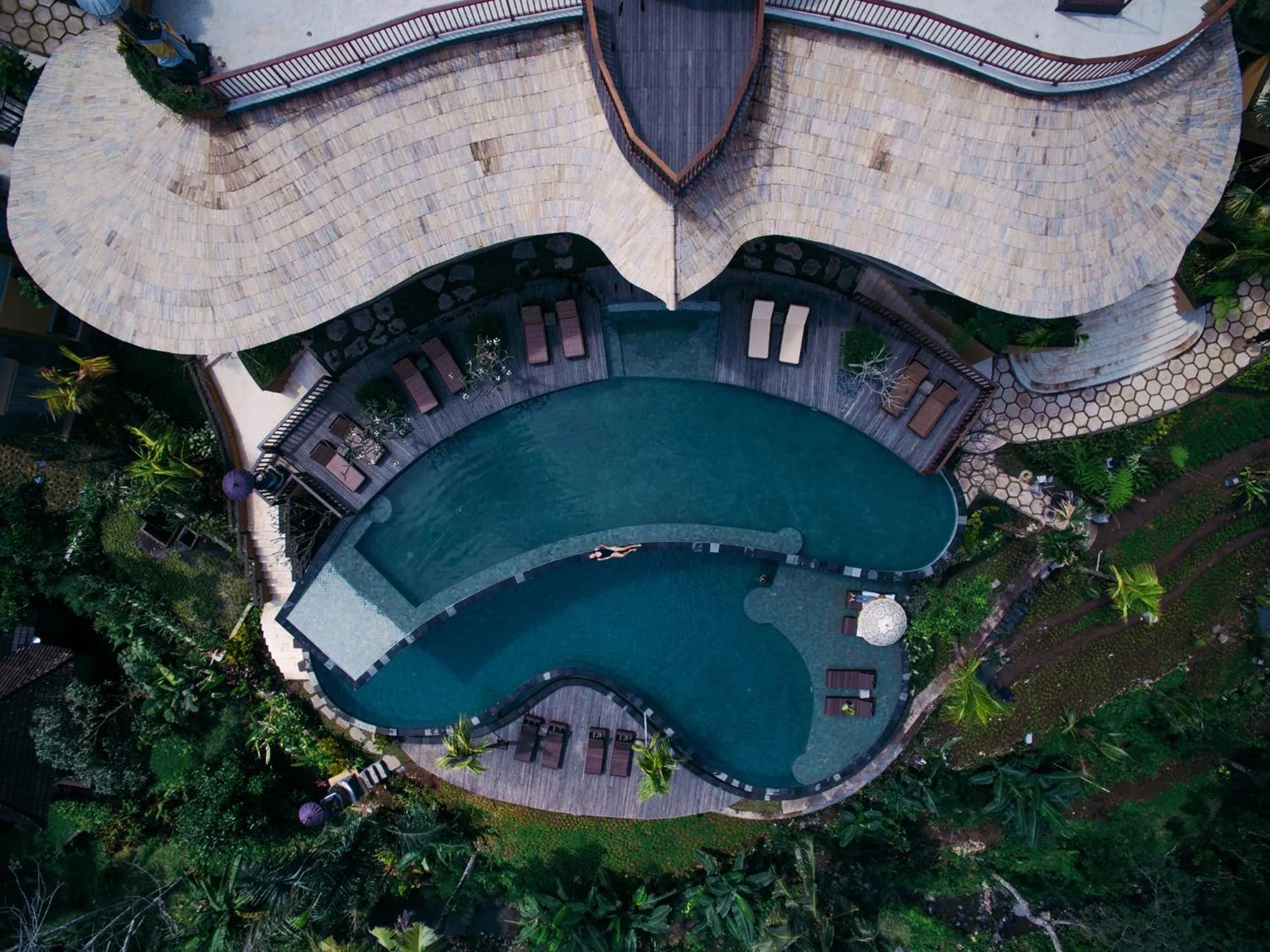 Swimming pool in Wapa di Ume Sidemen