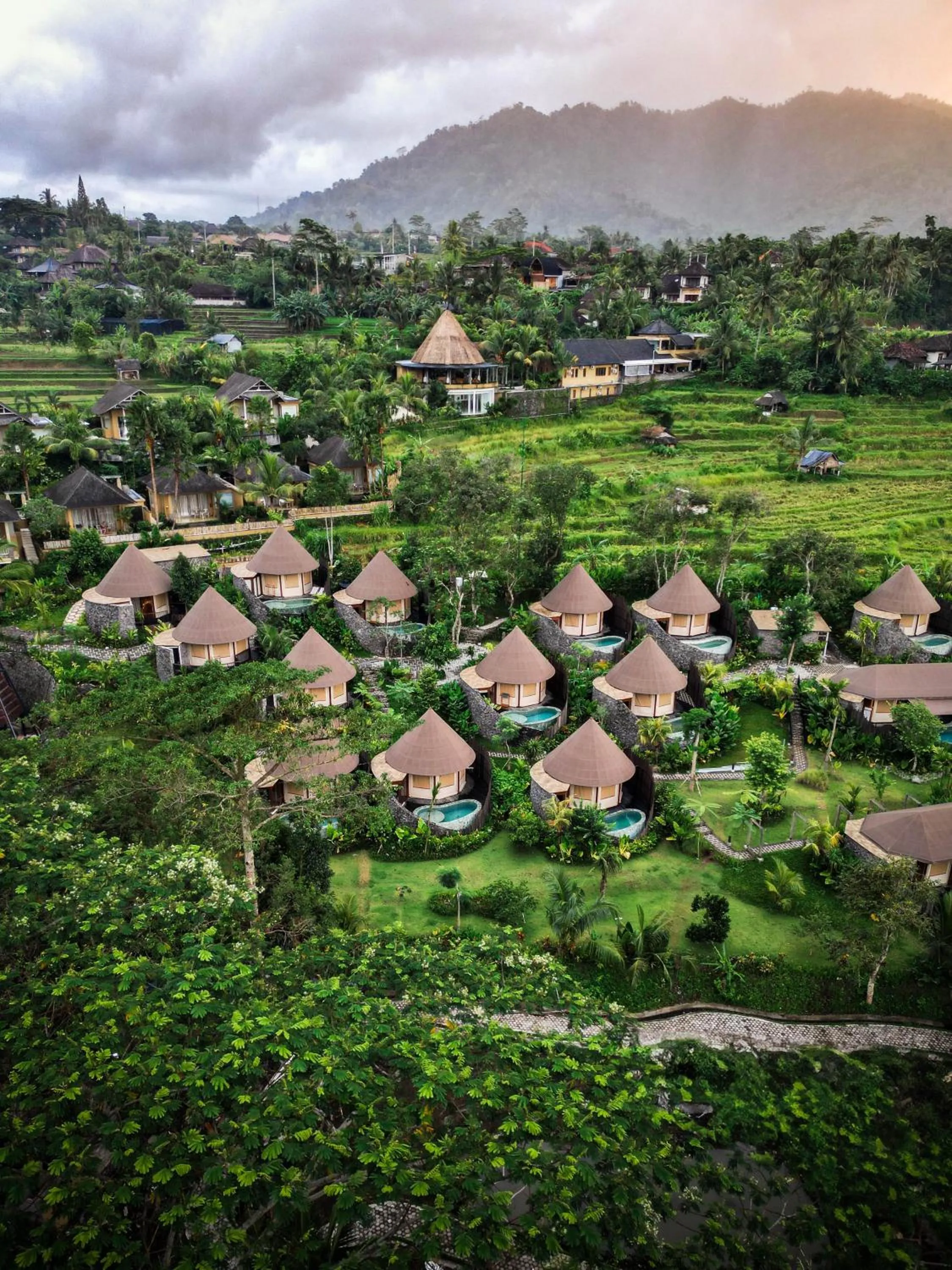Bird's eye view in Wapa di Ume Sidemen