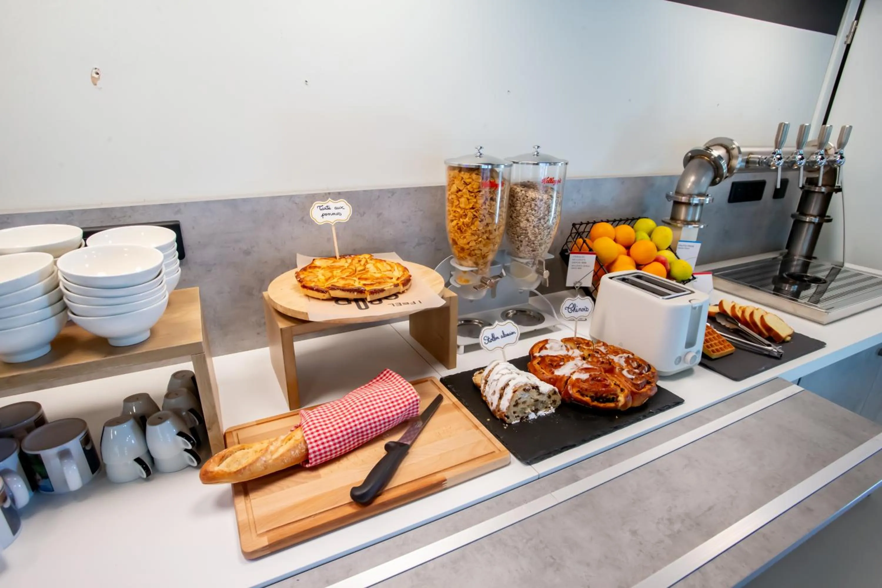 Breakfast in ibis budget Haguenau Strasbourg Nord