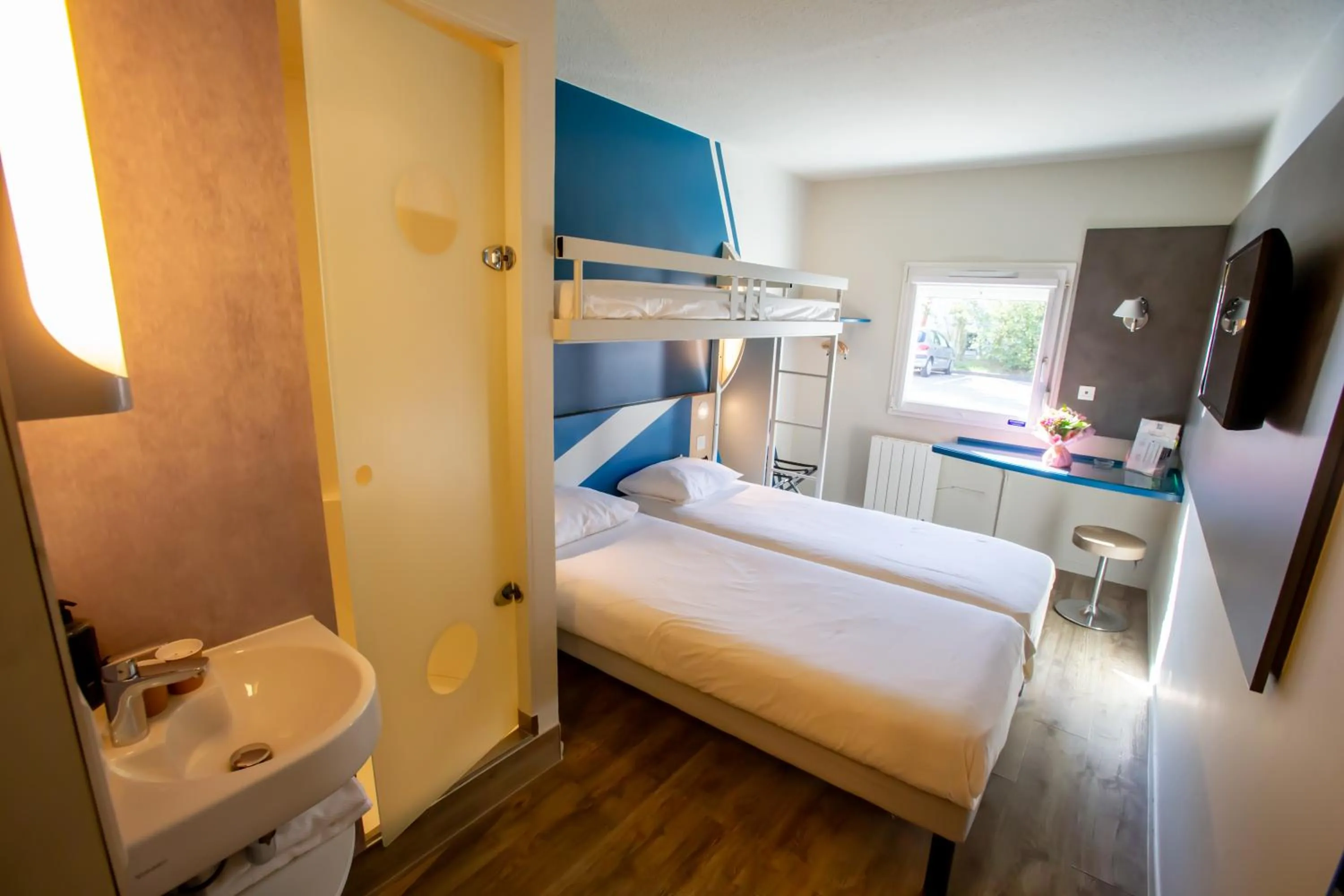 Bedroom, Bed in ibis budget Haguenau Strasbourg Nord