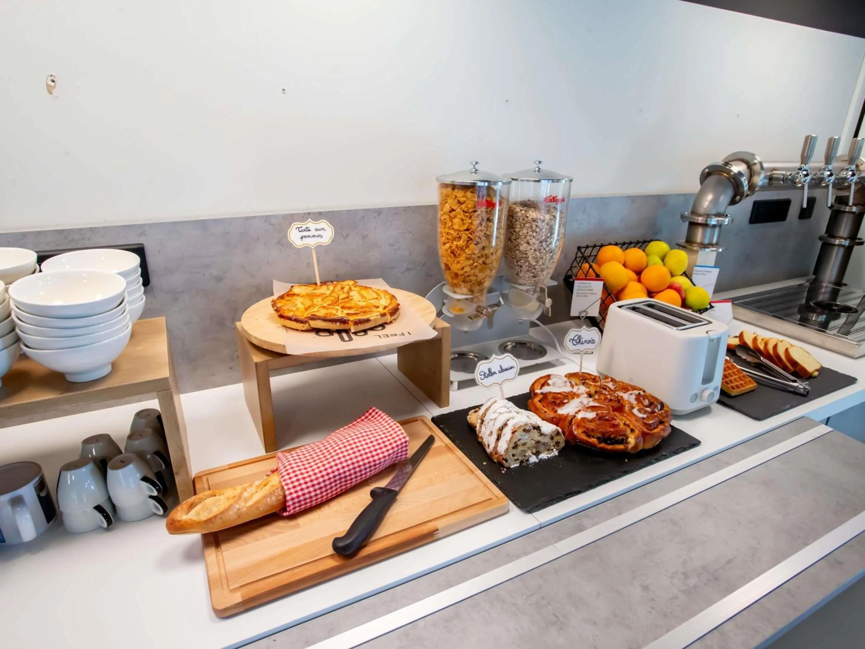 Breakfast in ibis budget Haguenau Strasbourg Nord