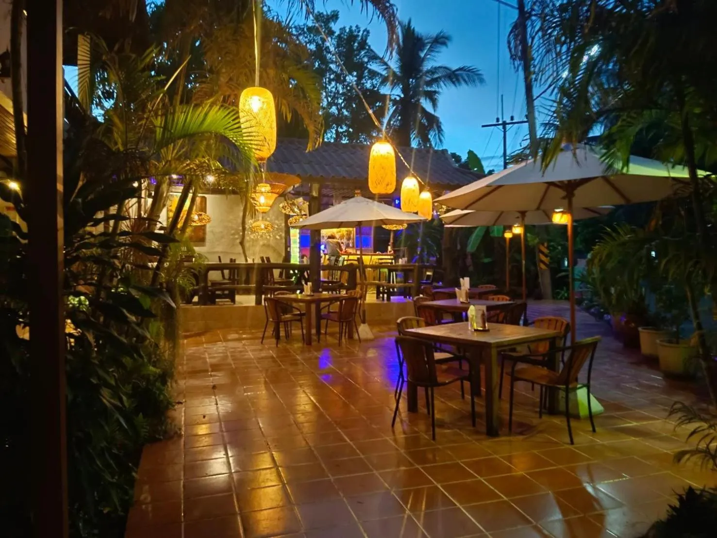 Patio in Shanti Boutique Hotel