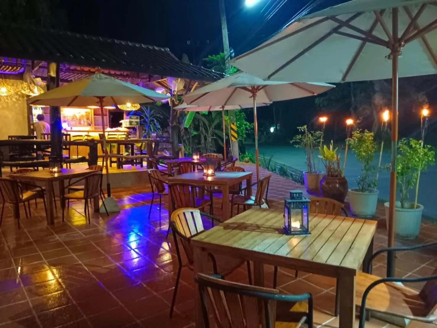 Patio in Shanti Boutique Hotel