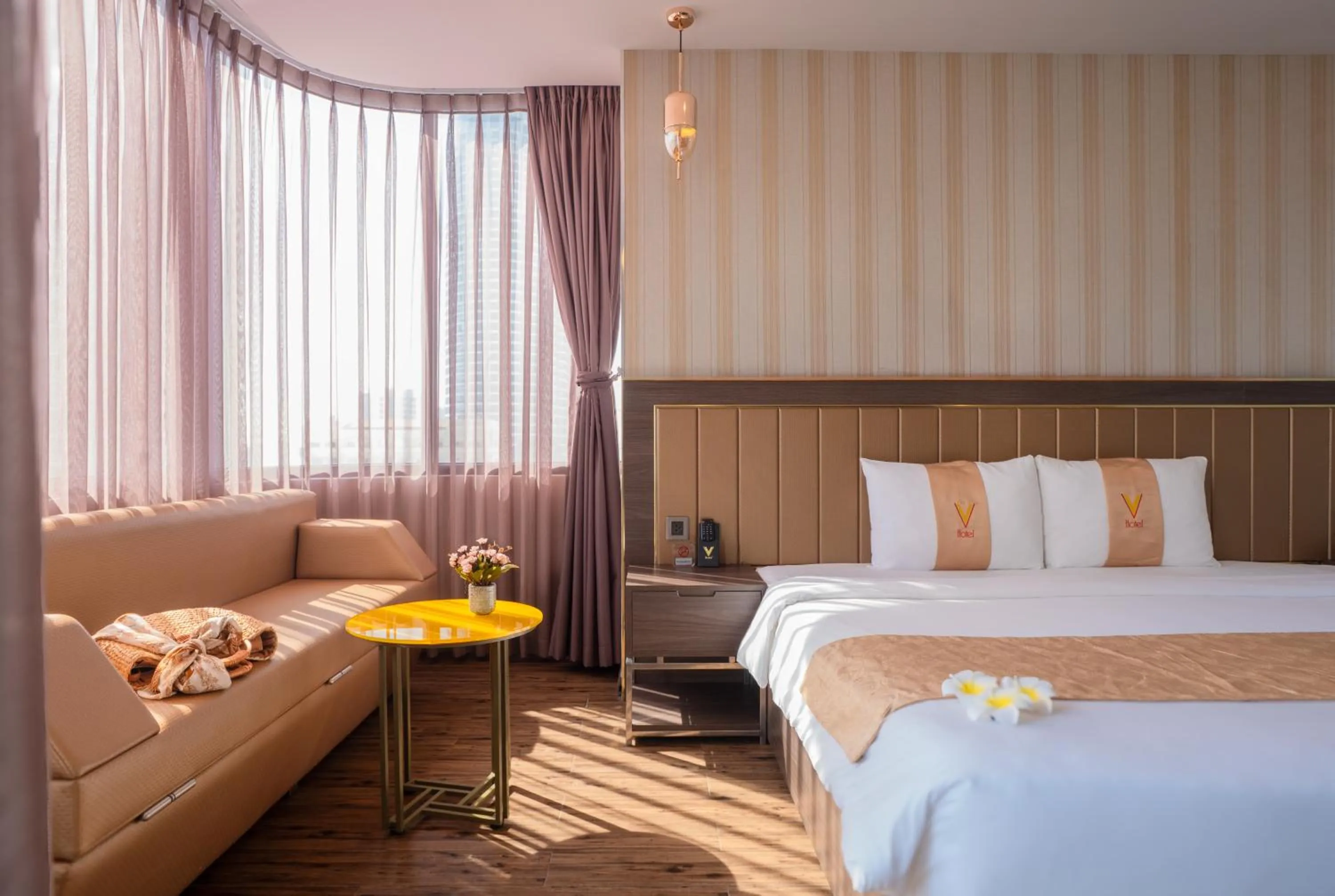 Bedroom, Bed in V Hotel Nha Trang