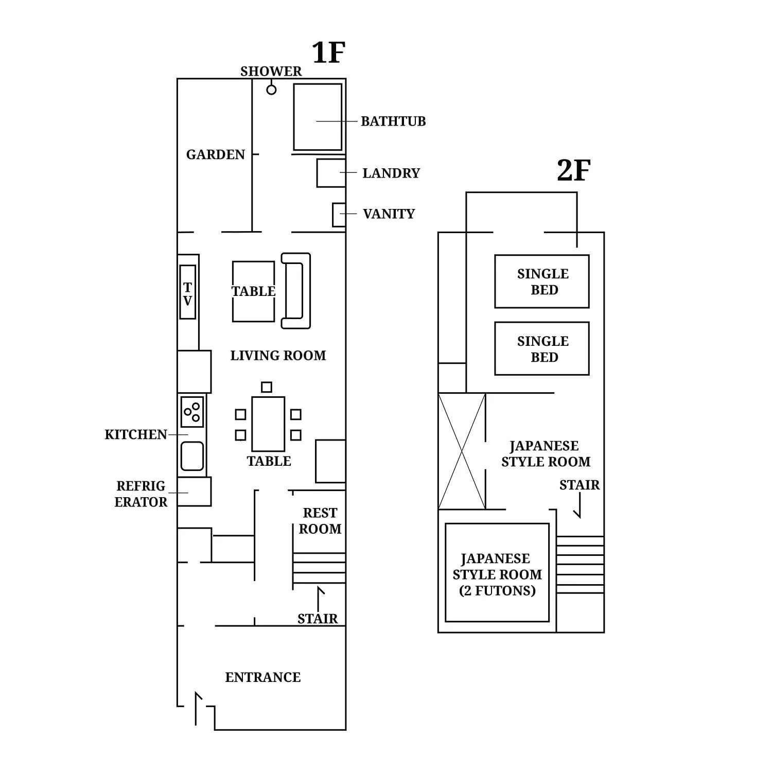 Floor plan in Nijo sikibu an