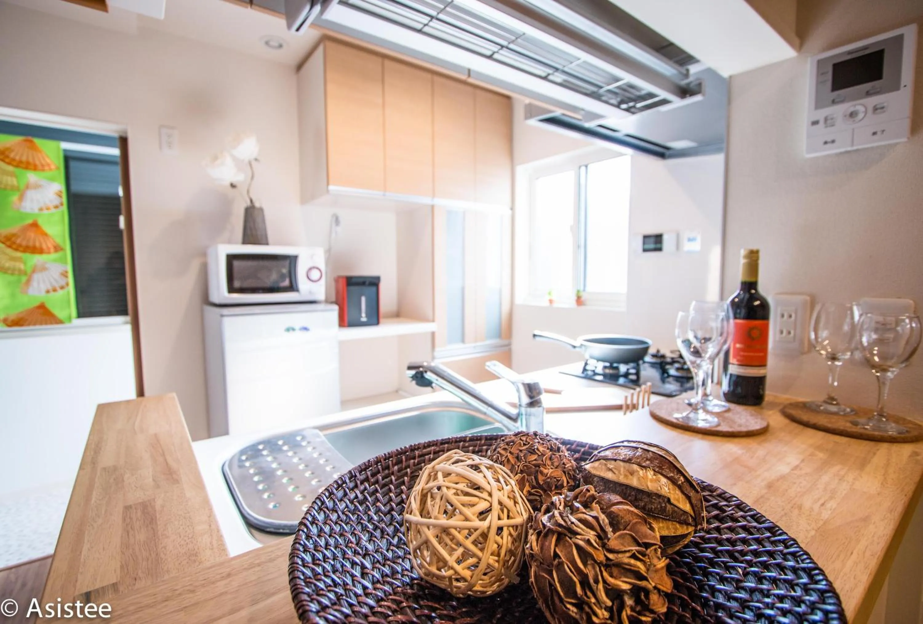 Kitchen/Kitchenette in Modern Machiya-Babacho