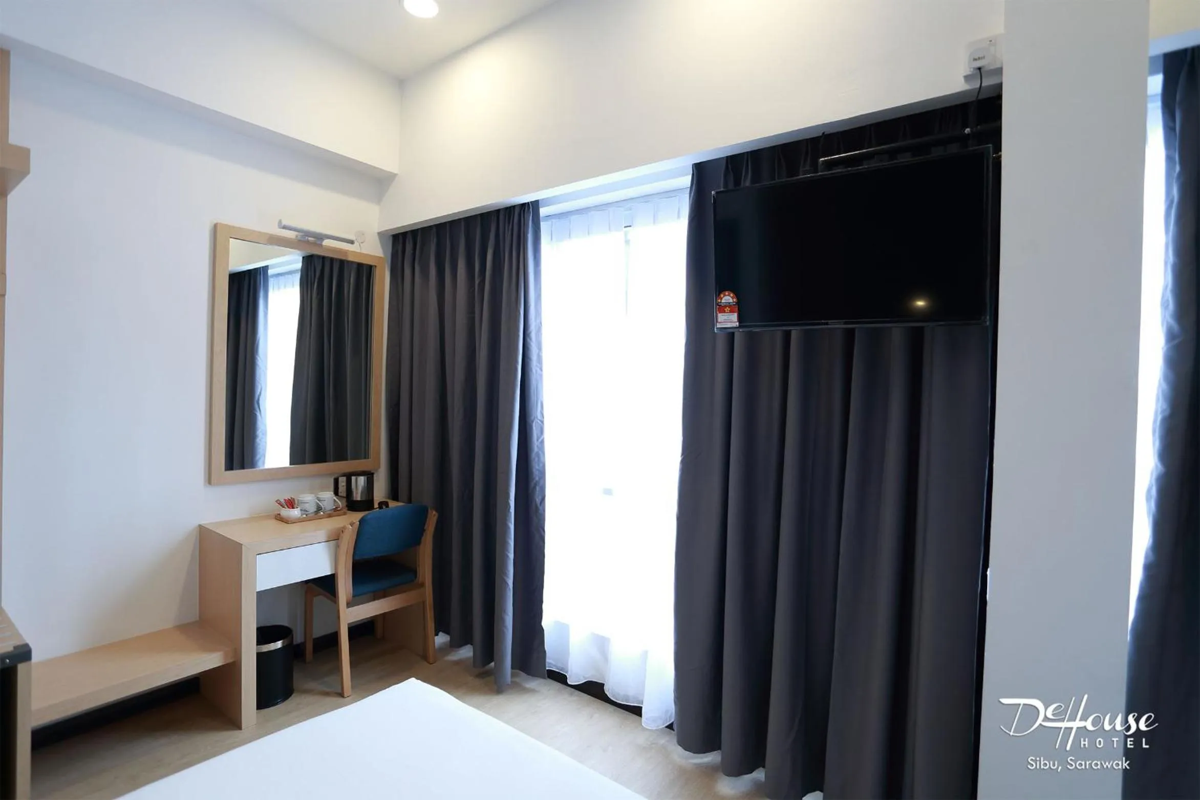 TV and multimedia, Bed in De House Hotel