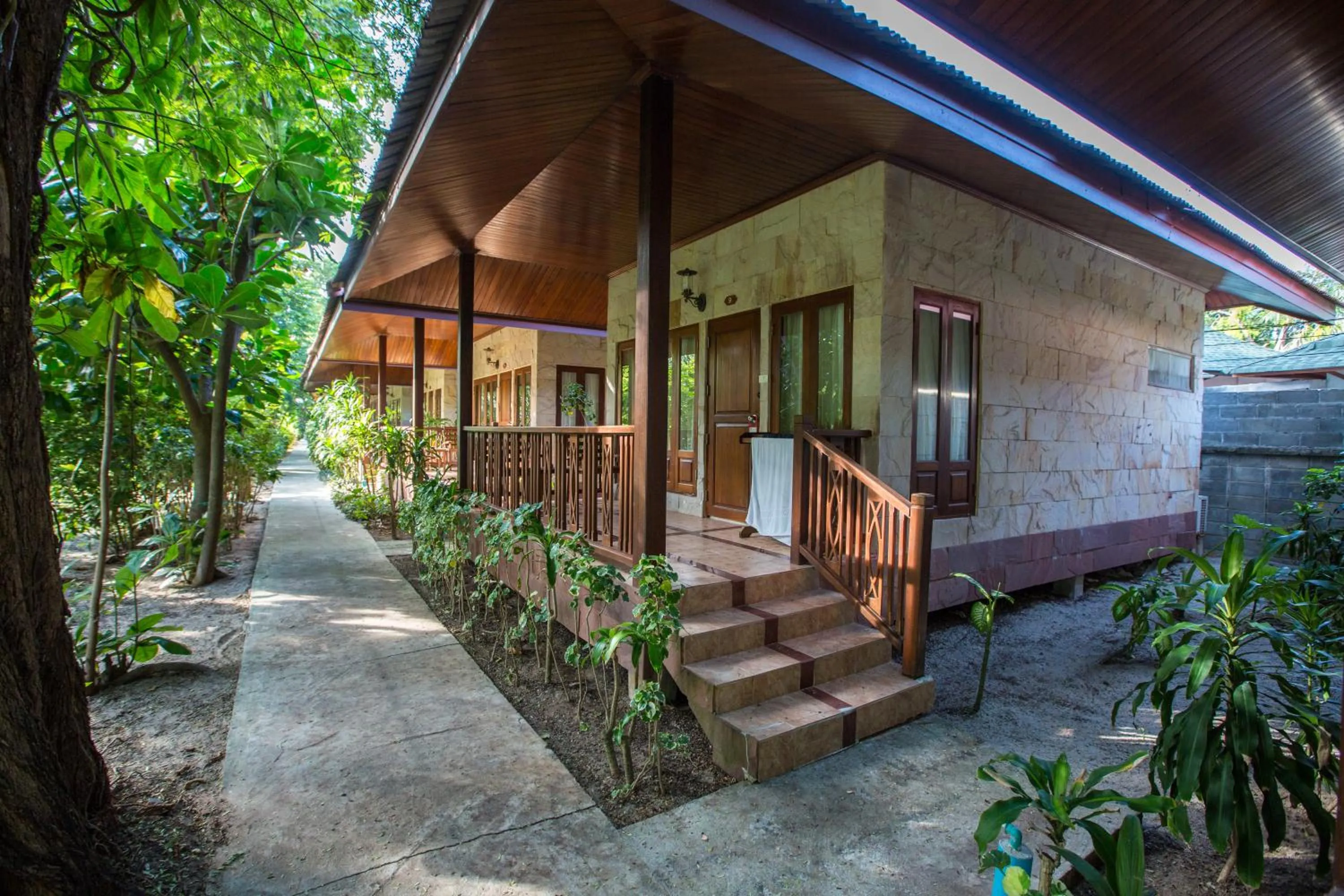 Balcony/Terrace in Long Beach Lodge, Chaweng Beach, Koh Samui