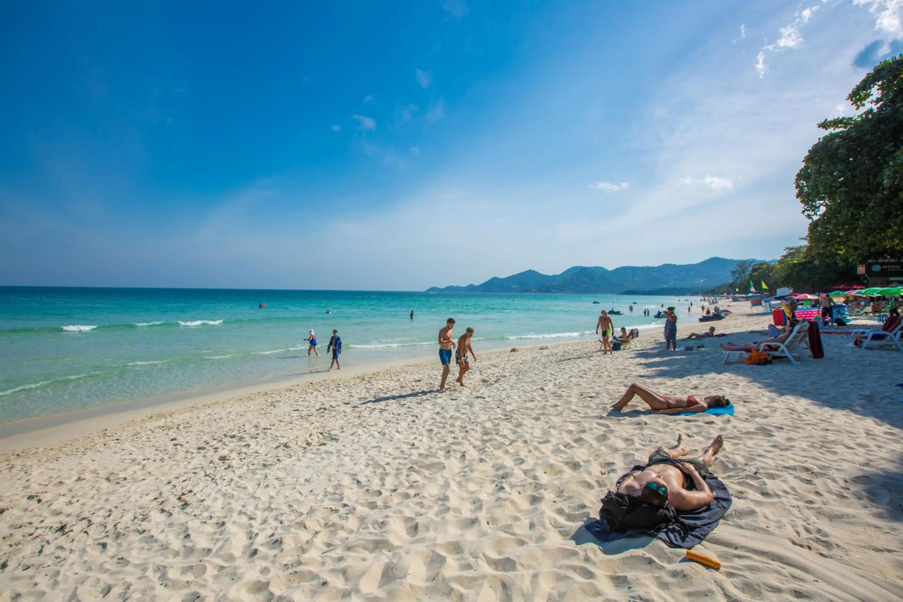 Beach in Long Beach Lodge, Chaweng Beach, Koh Samui