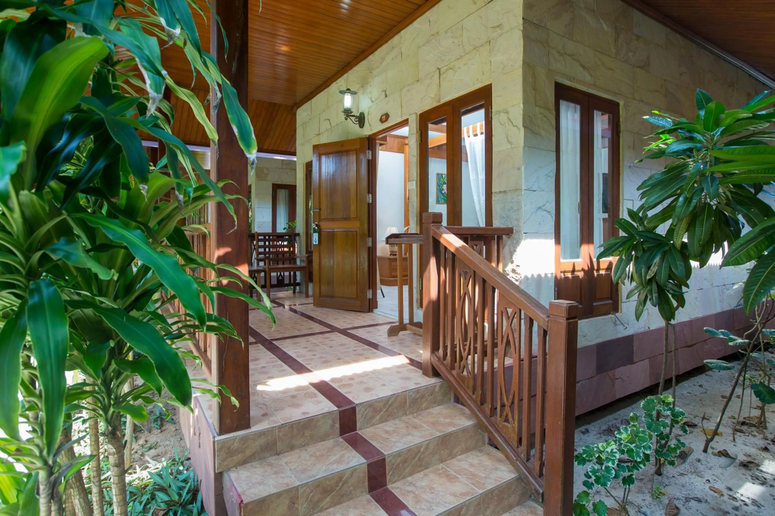 Balcony/Terrace in Long Beach Lodge, Chaweng Beach, Koh Samui