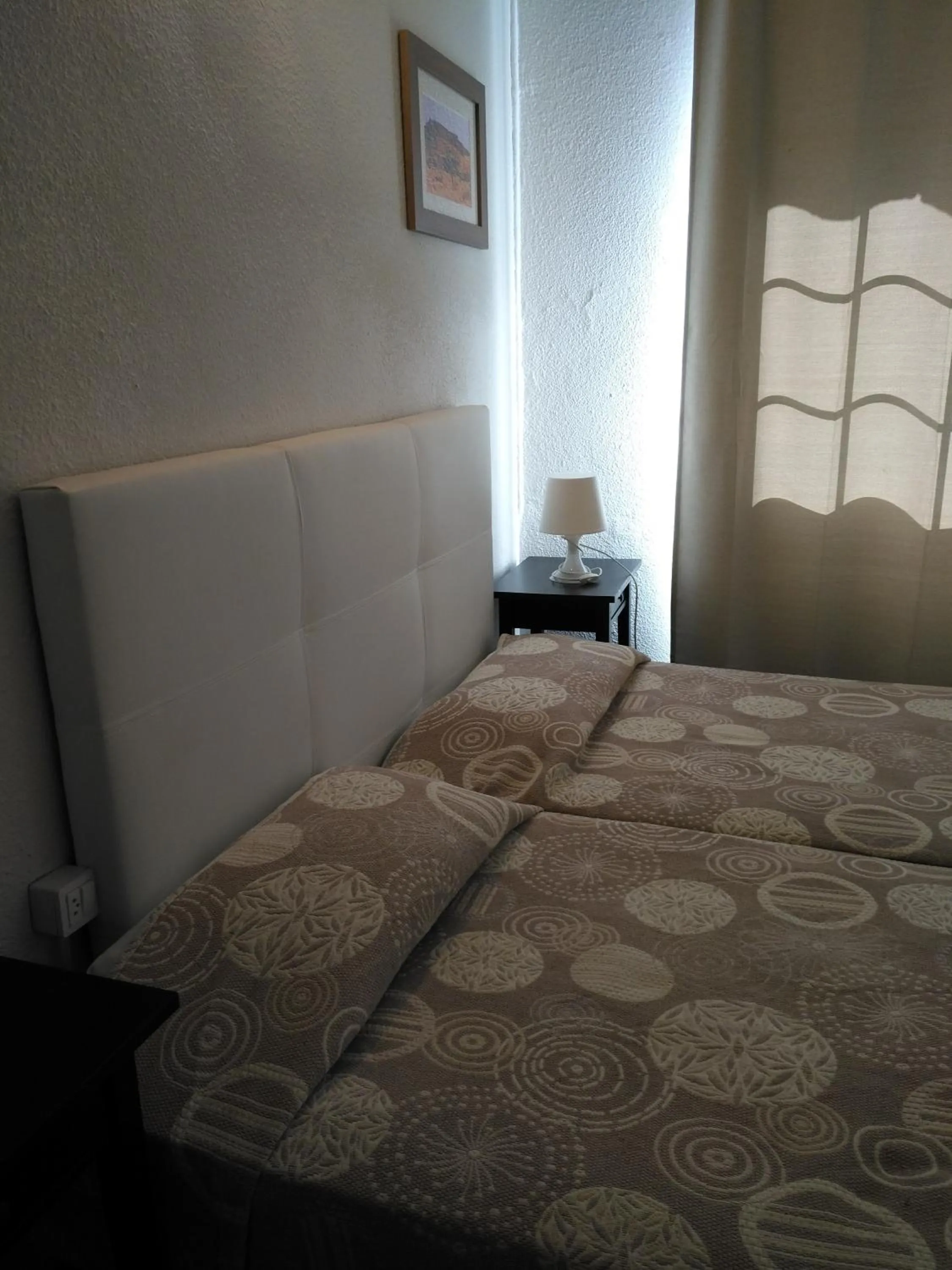 Decorative detail, Bed in Hostal Porta De Núria