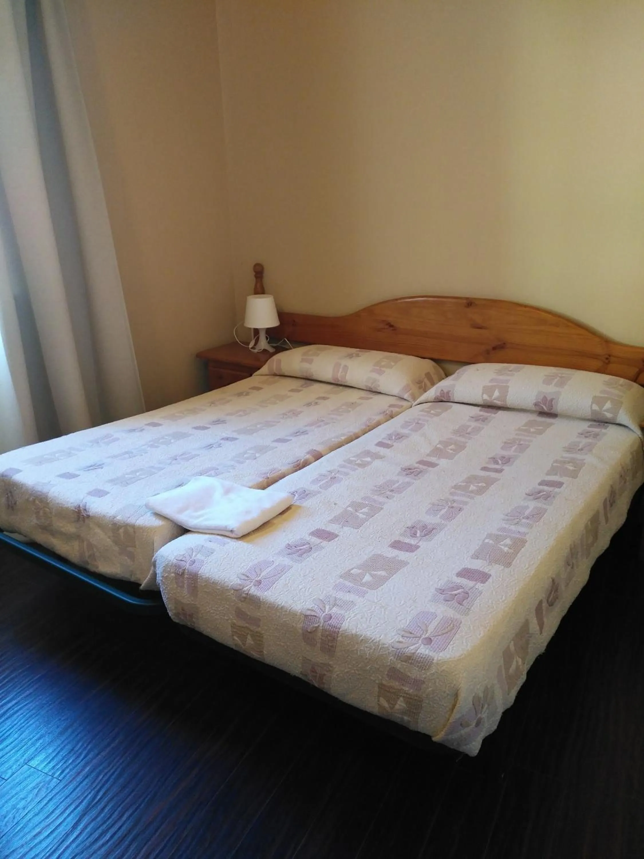 Decorative detail, Bed in Hostal Porta De Núria