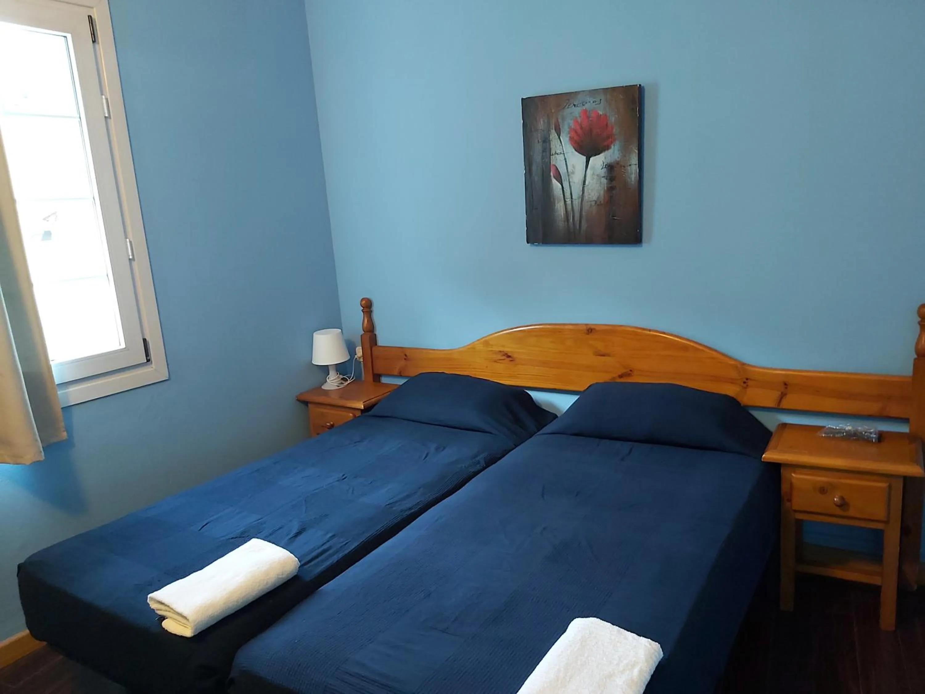 Bed in Hostal Porta De Núria