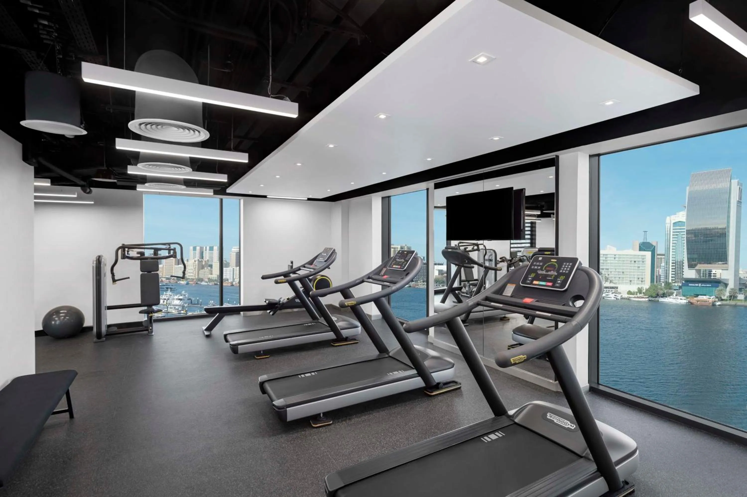 Fitness centre/facilities in Canopy by Hilton Dubai Al Seef