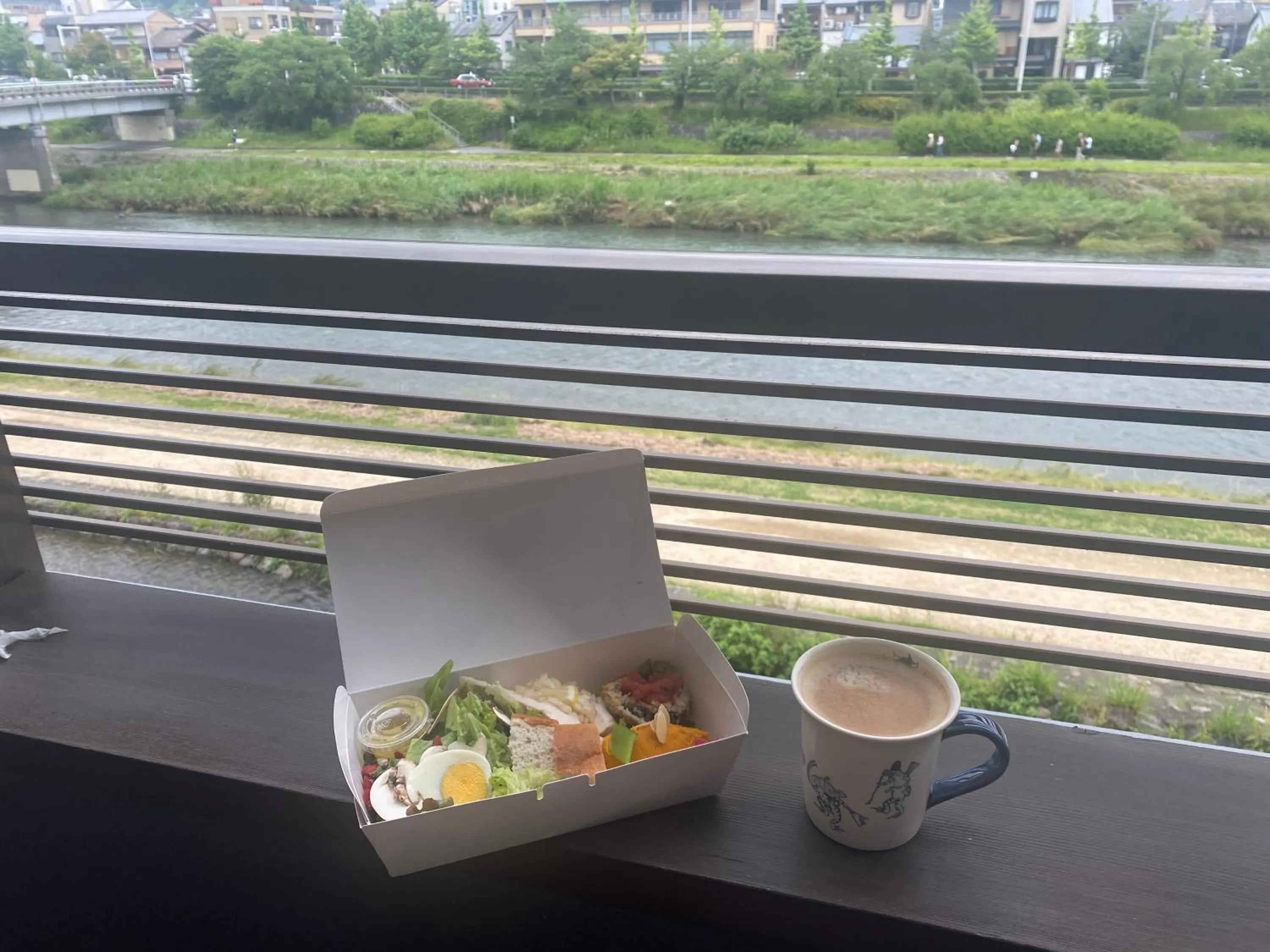 Breakfast in Kyoto Riverview House Kyoraku