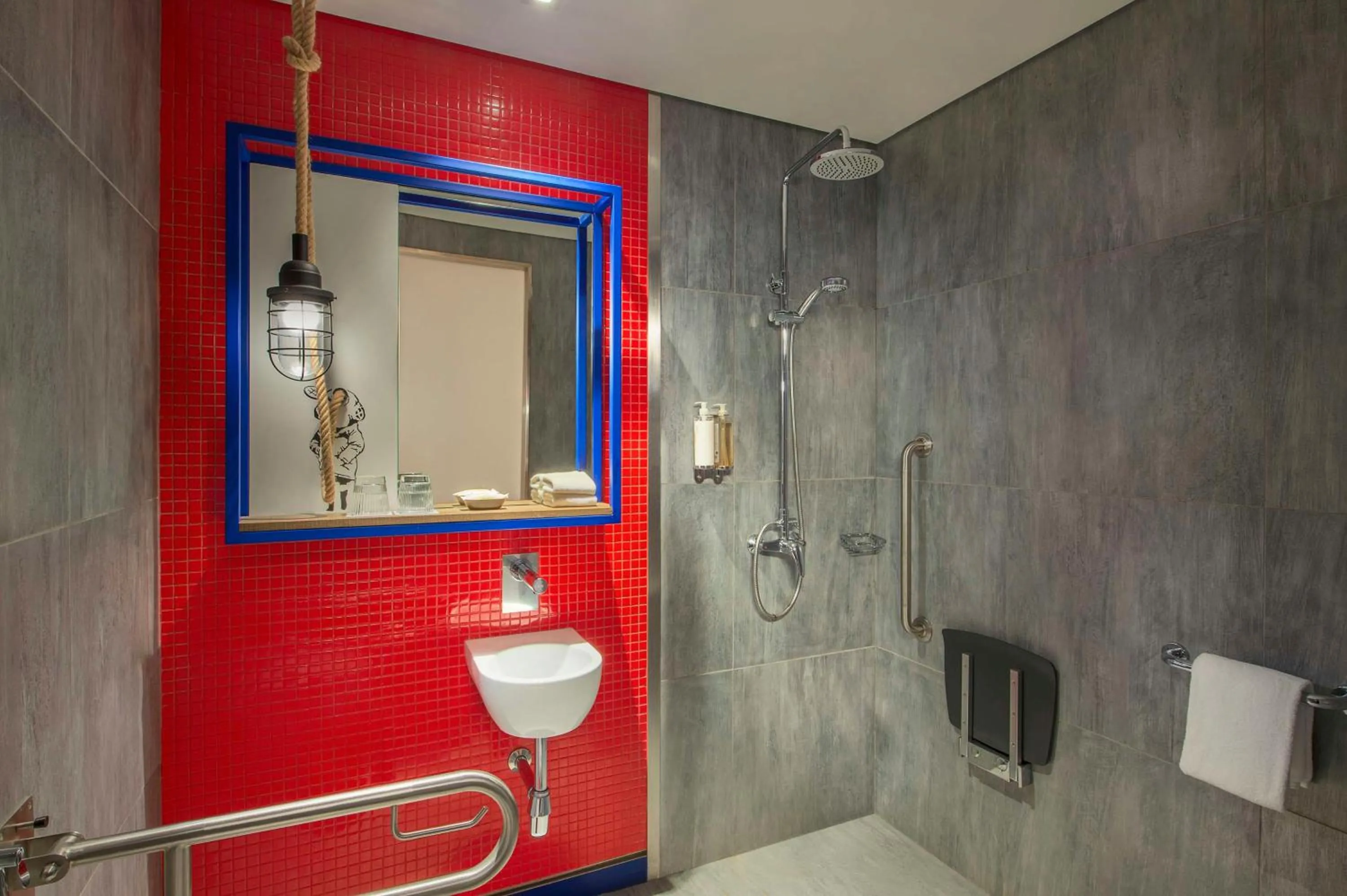 Bathroom in Hampton by Hilton Dubai Al Seef