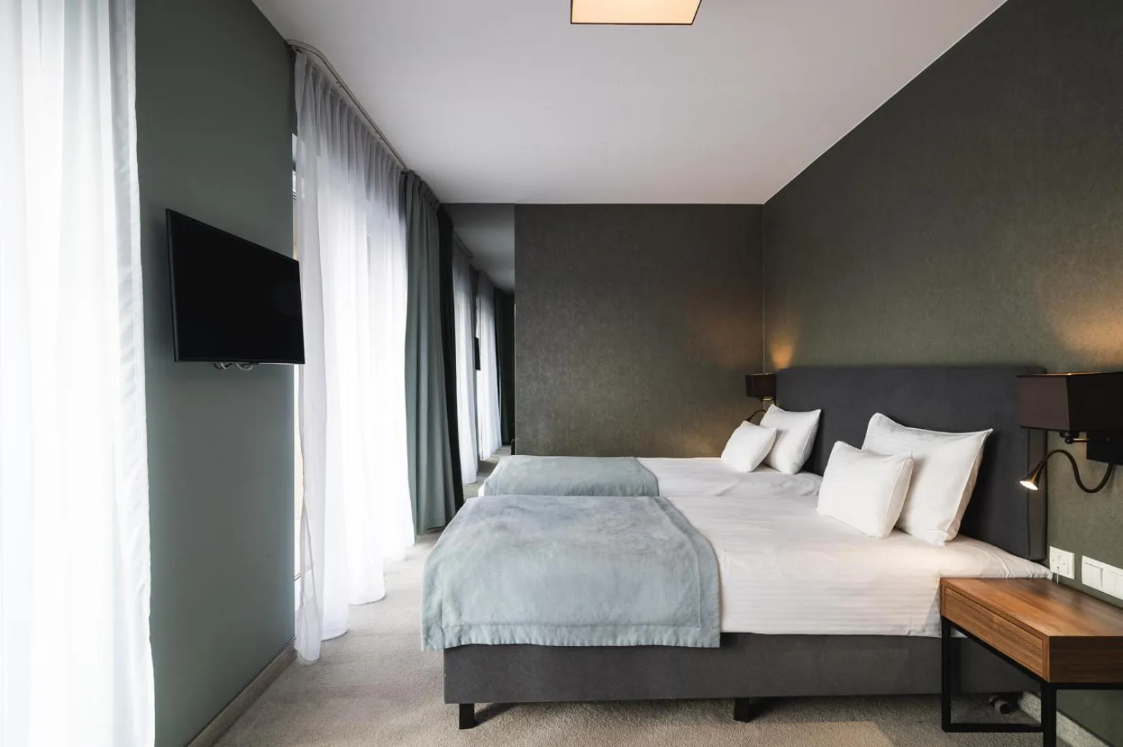 Bed in Focus Hotel Poznań