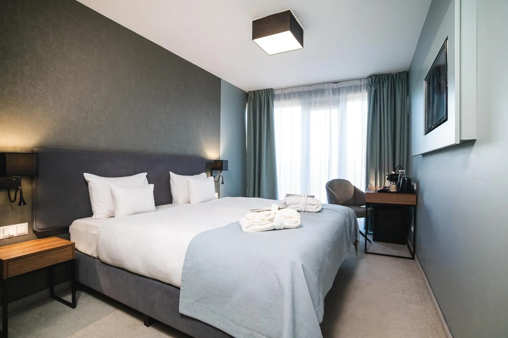 Bed in Focus Hotel Poznań