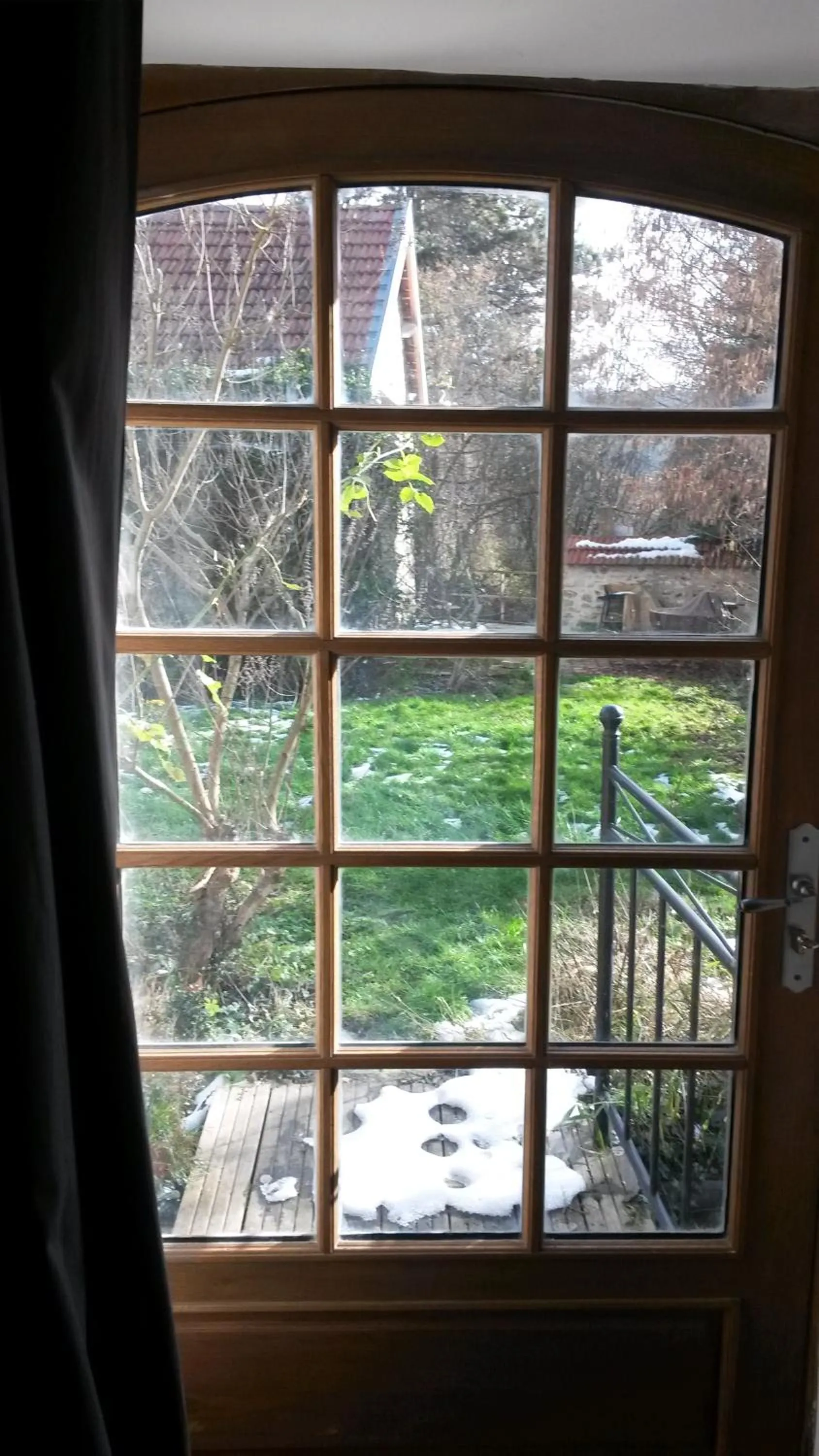 Garden view in La Forge