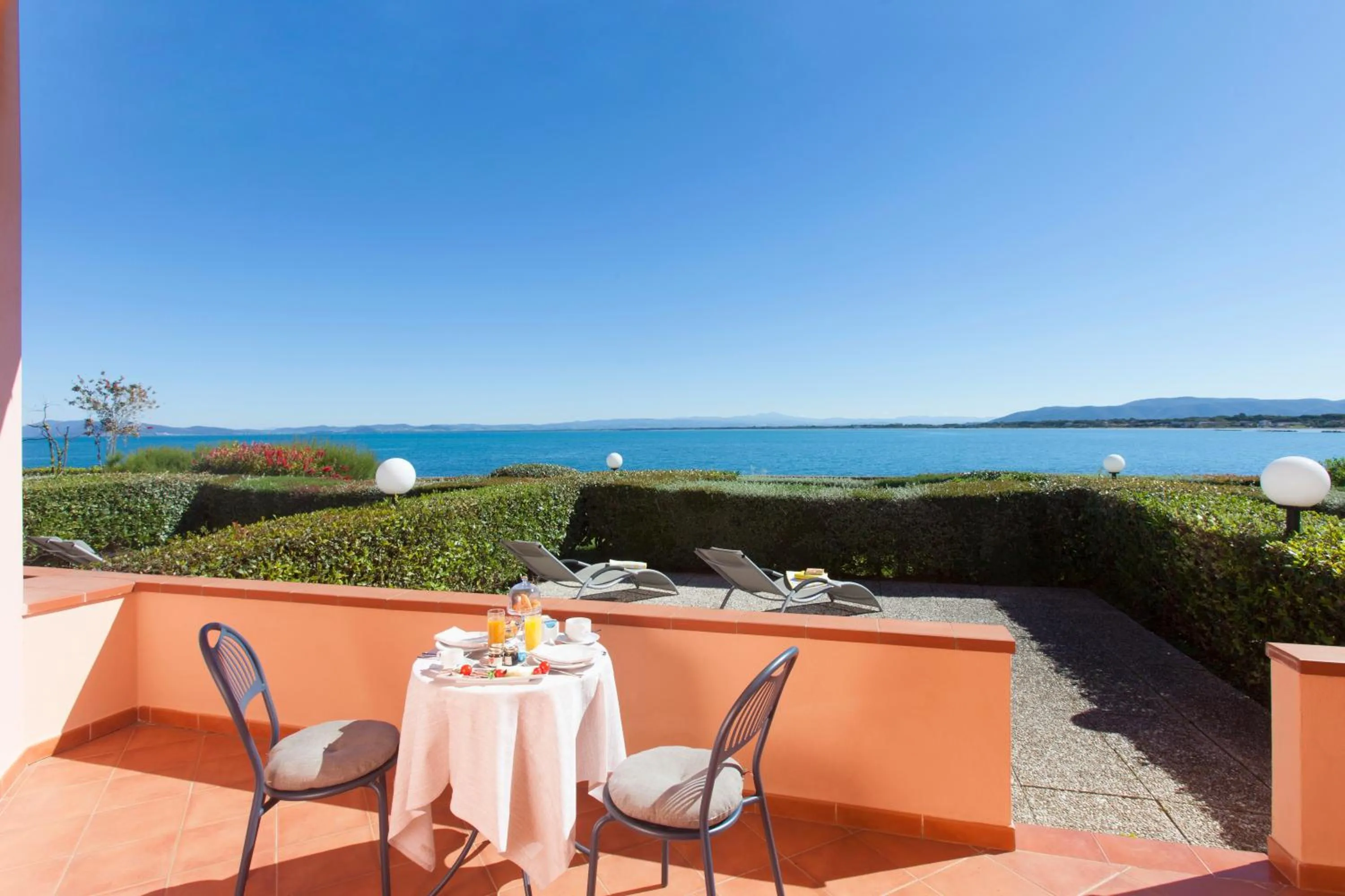 Balcony/Terrace in Hotel Villa Domizia