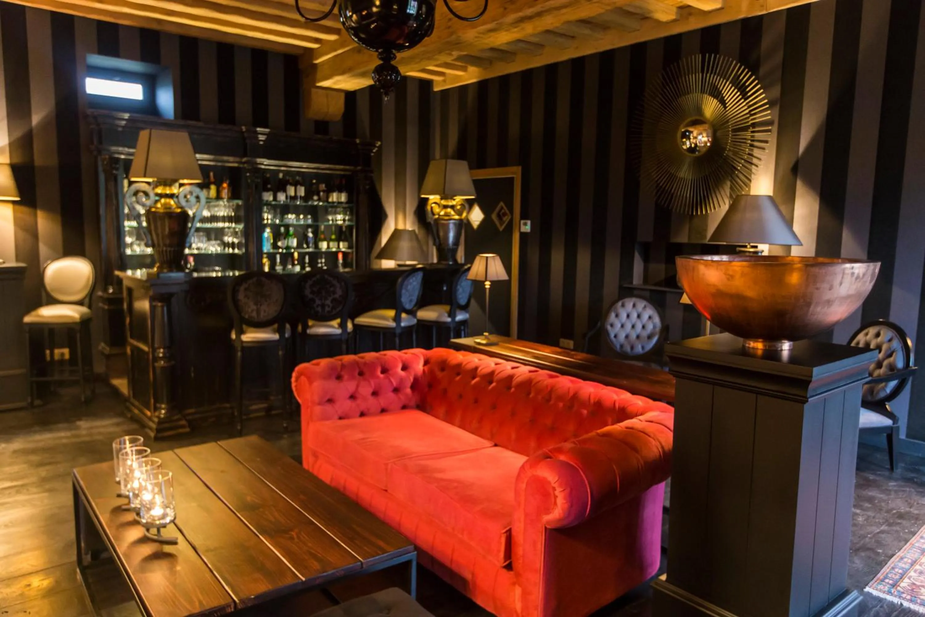 Living room in Domaine de Rymska & Spa - Relais & Châteaux