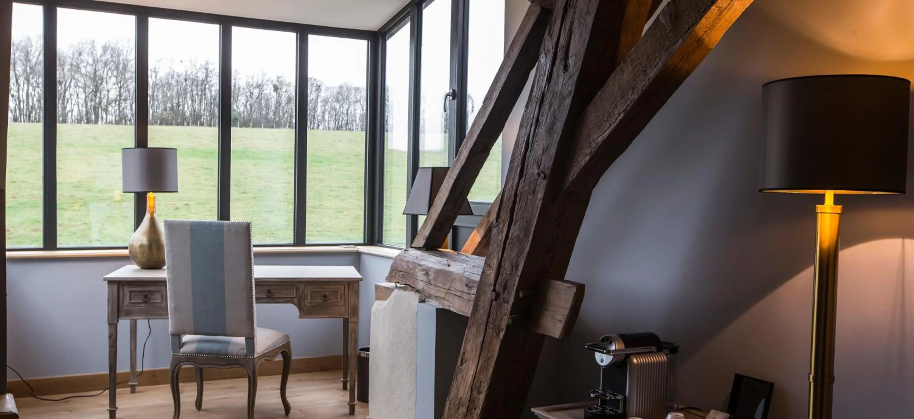Seating area in Domaine de Rymska & Spa - Relais & Châteaux