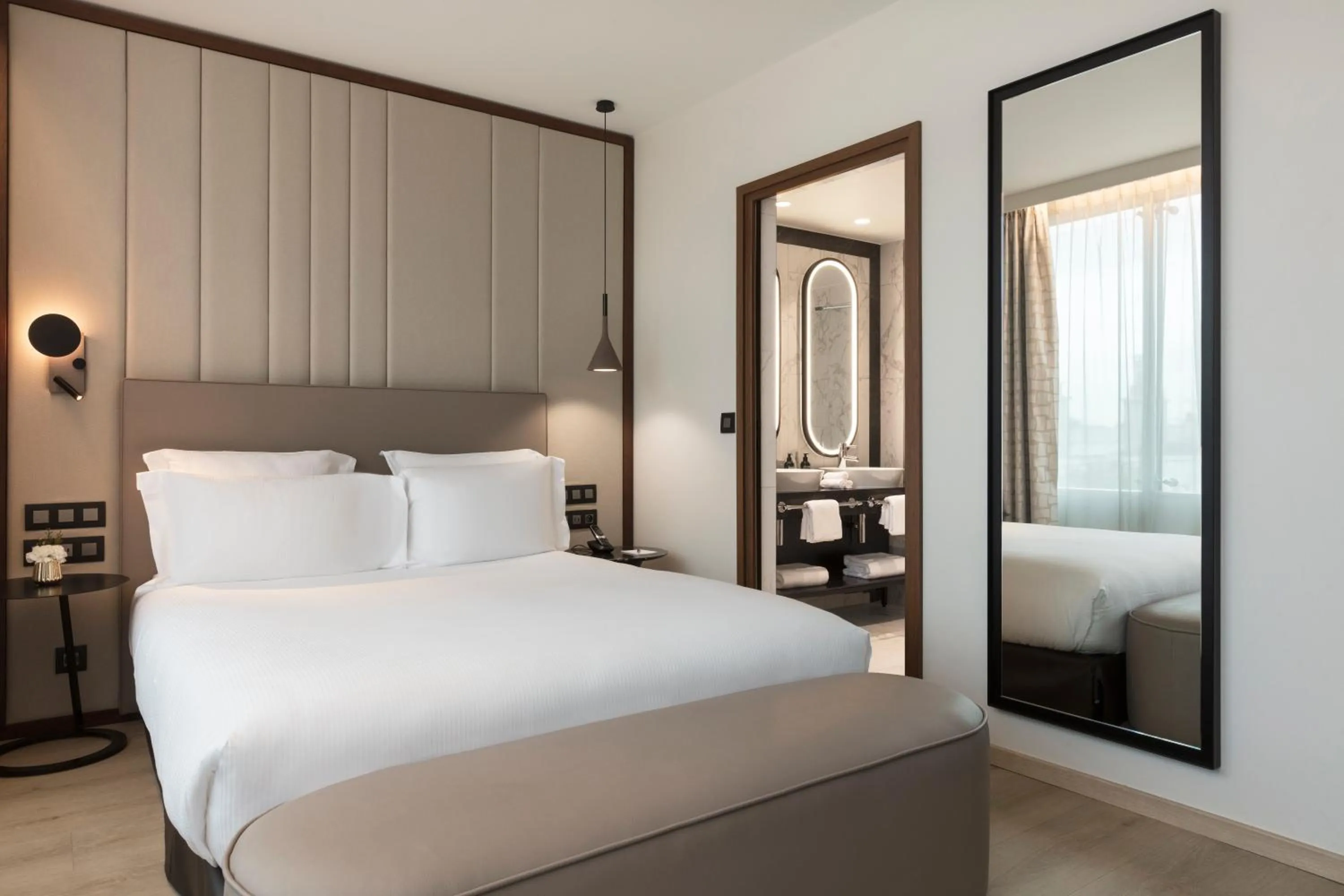 Bedroom, Bed in La Clef Tour Eiffel Paris by The Crest Collection