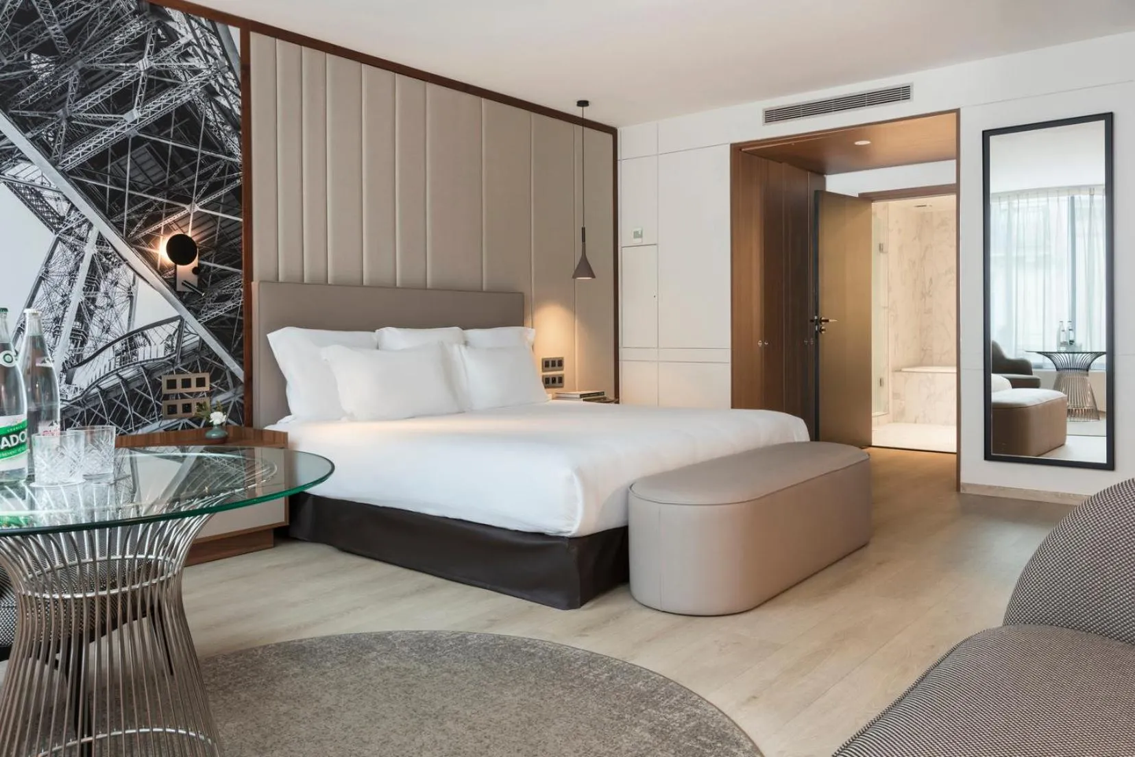 Bed in La Clef Tour Eiffel Paris by The Crest Collection