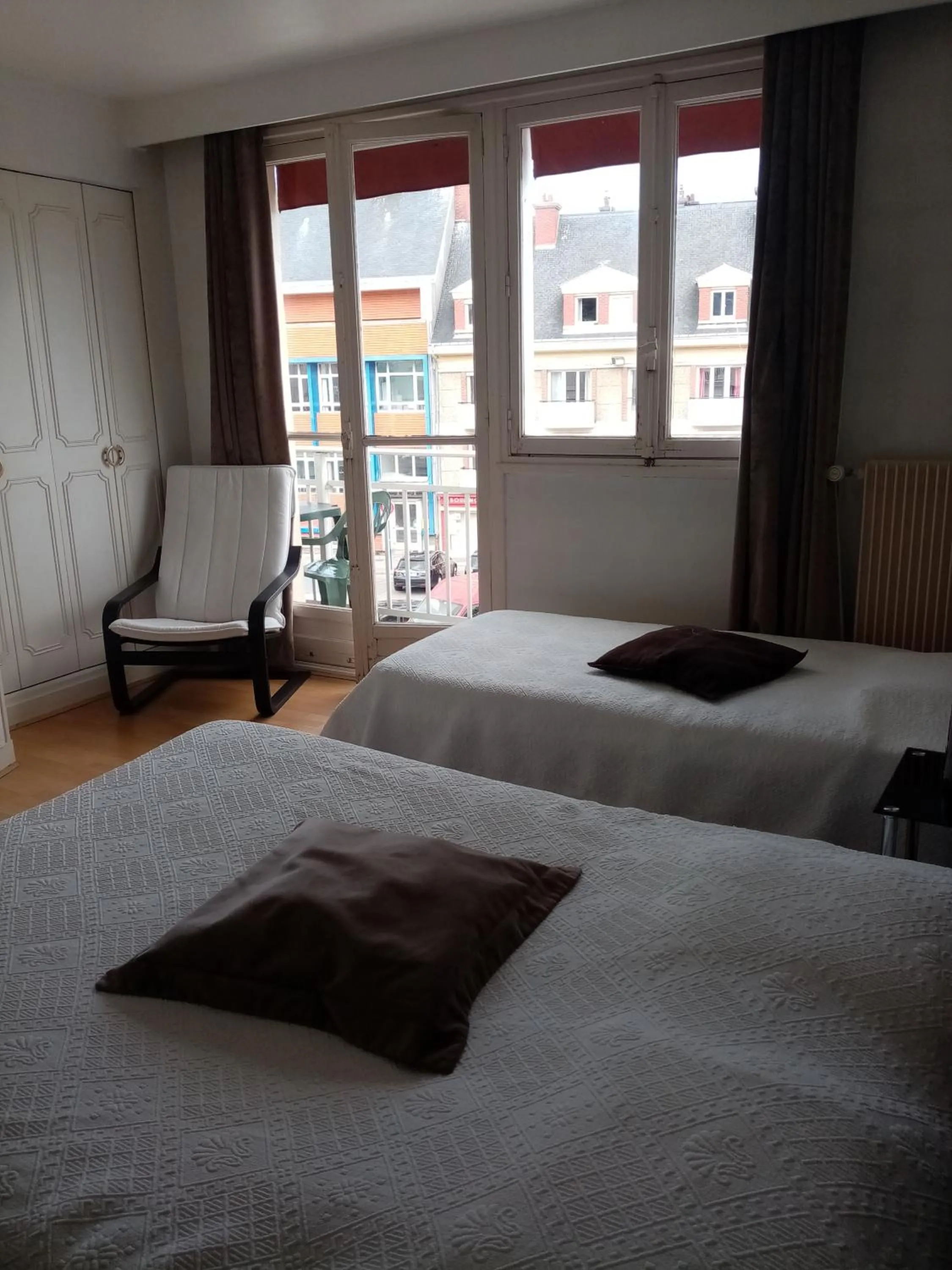 Bed in Hôtel de la poste