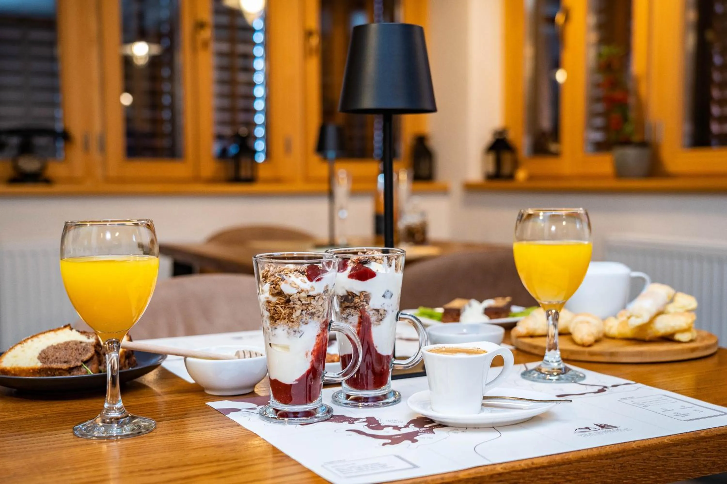 Breakfast in B&B Villa Sumrak Plitvica Rooms