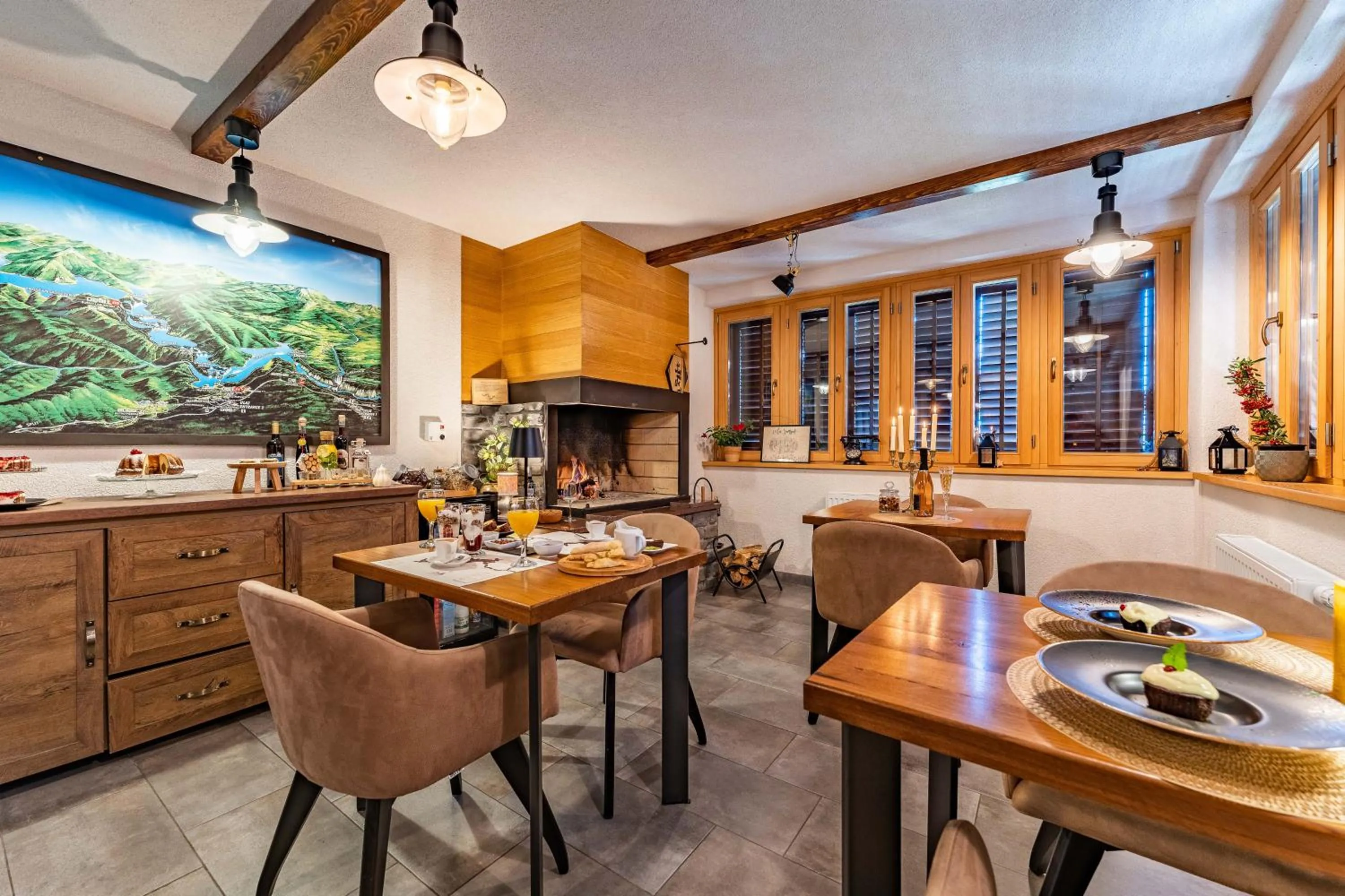 Food and drinks in B&B Villa Sumrak Plitvica Rooms