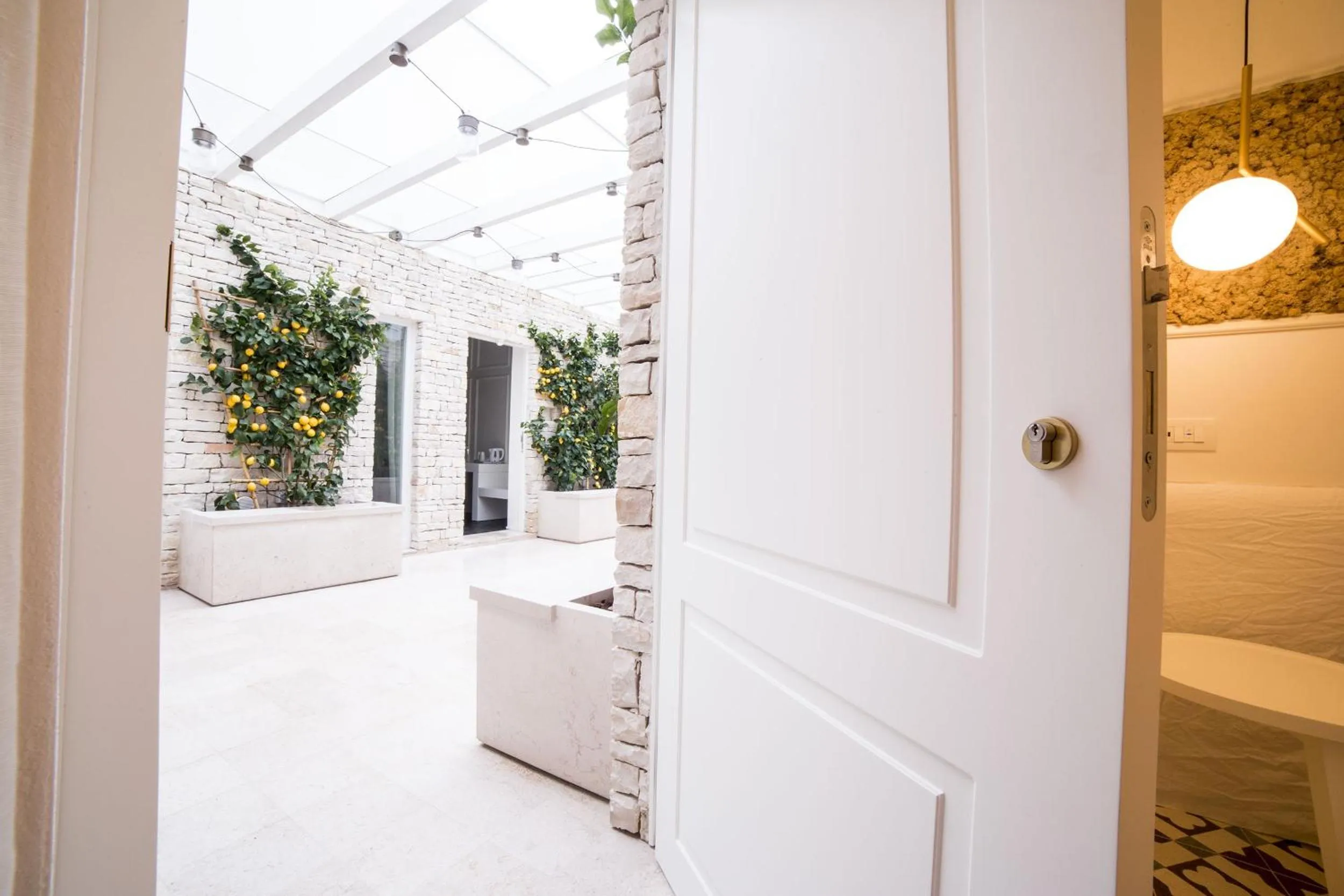 Inner courtyard view in Villa Ascosa - Relais sul Mare