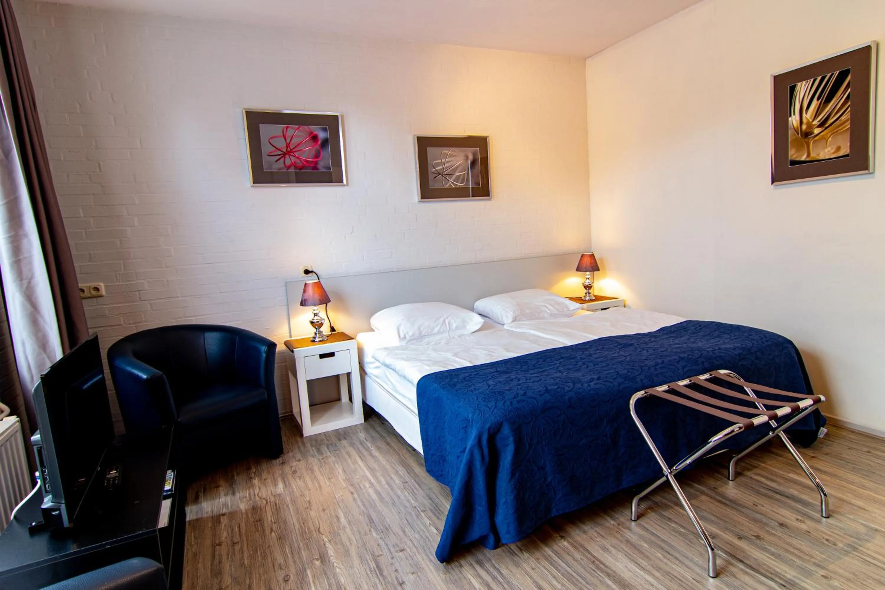 Bedroom, Bed in Gastenverblijf 't Smedenhuys