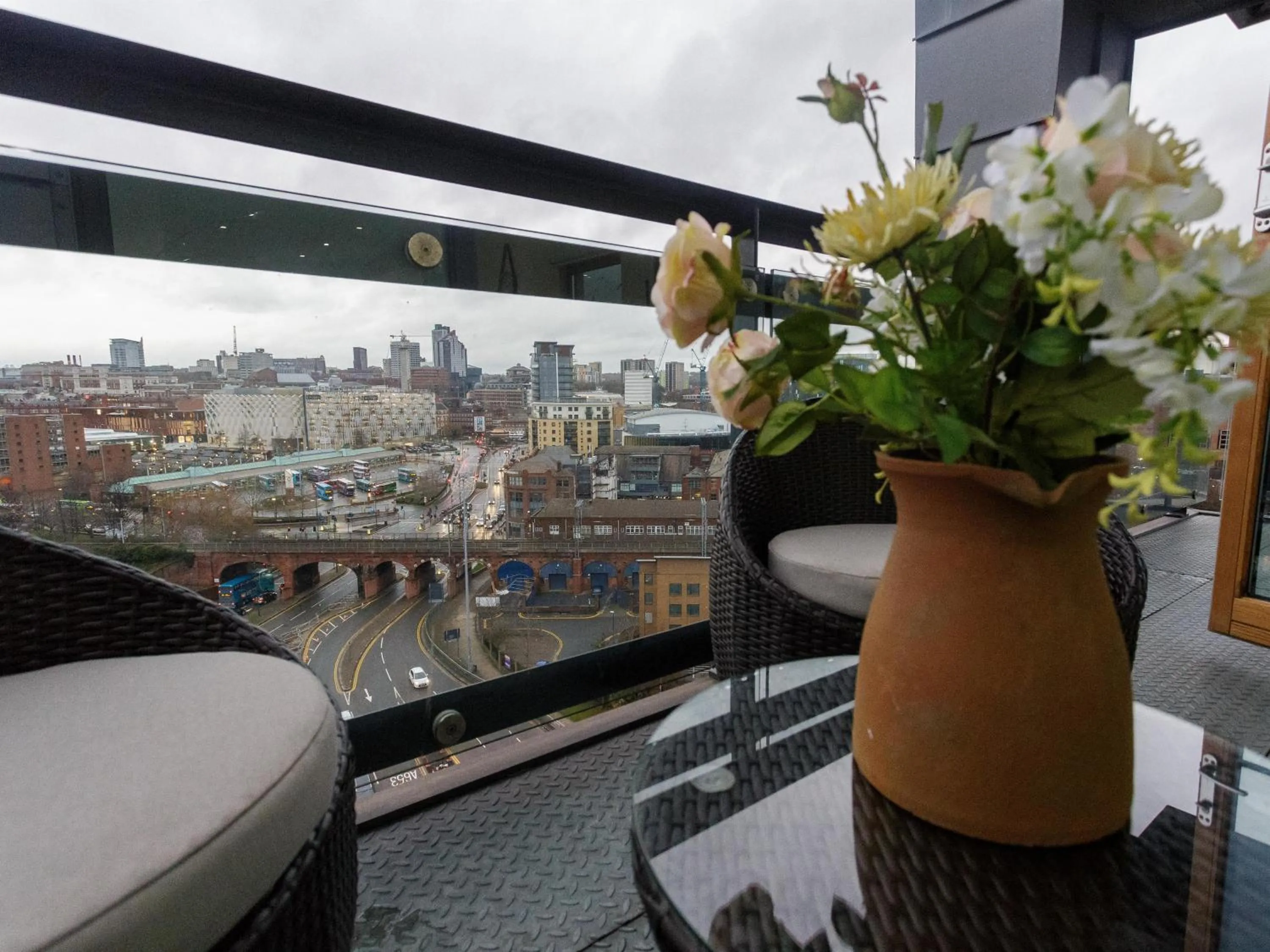 Bedroom in Live in Leeds Sky Penthouse
