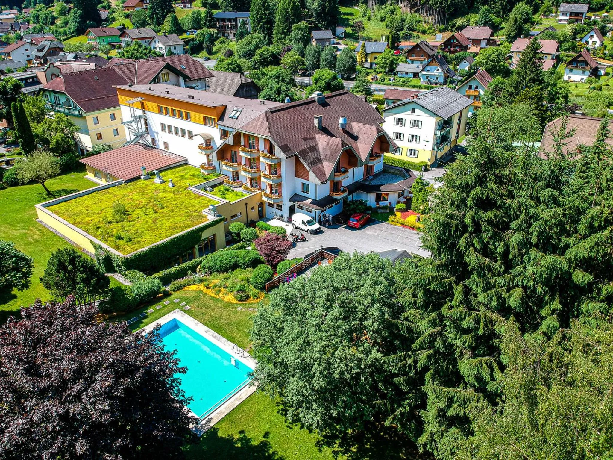 Bird's eye view in Hotel Burgstallerhof